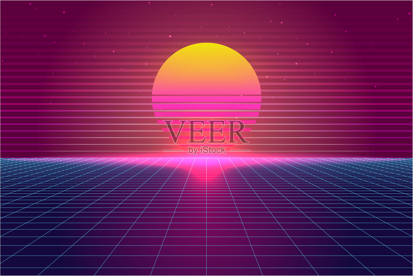 复古的科幻小说插画图片素材