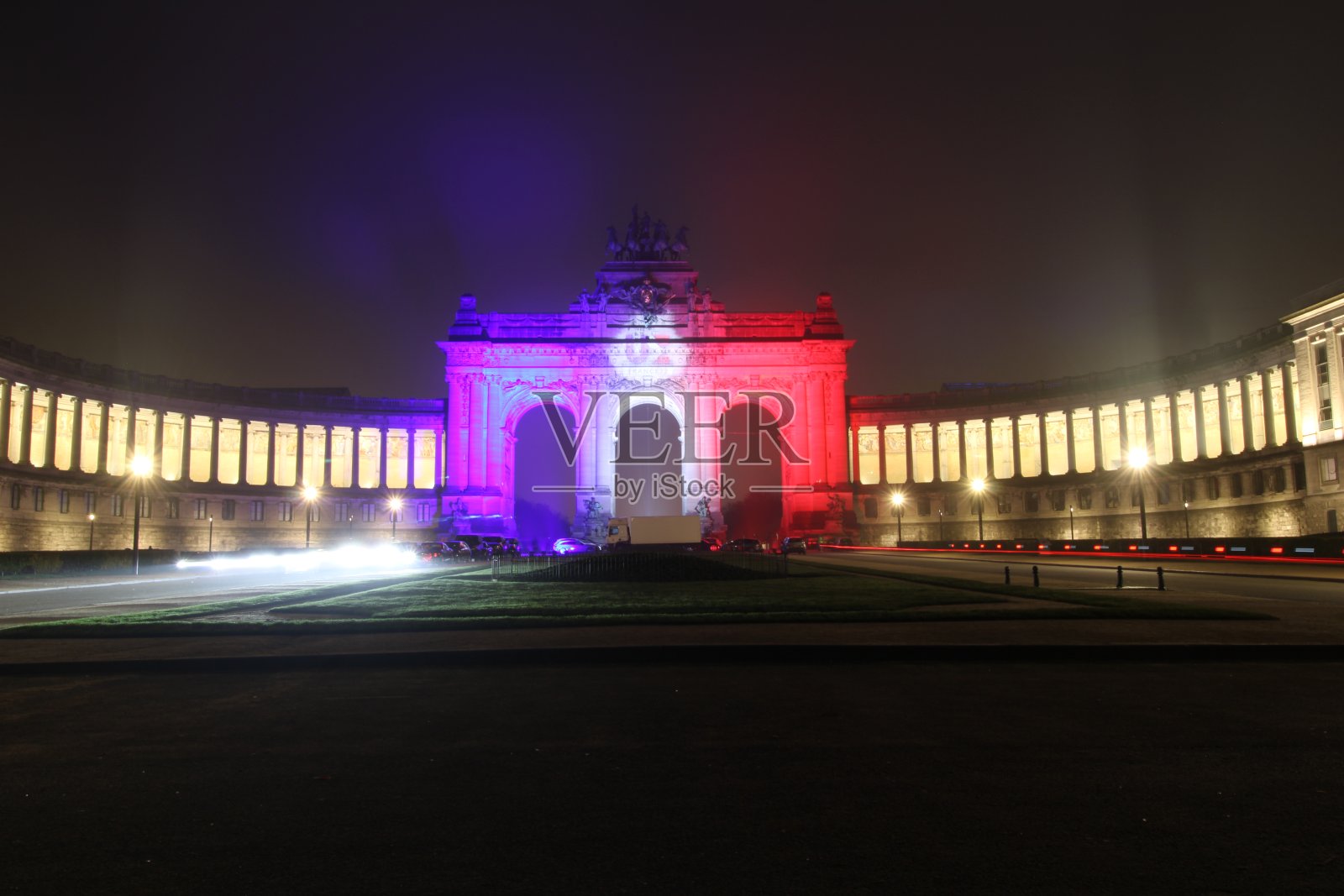 布鲁塞尔法国国旗照片摄影图片