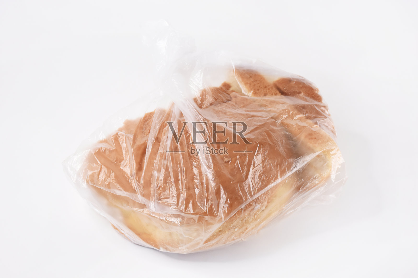 塑料袋里的面包照片摄影图片