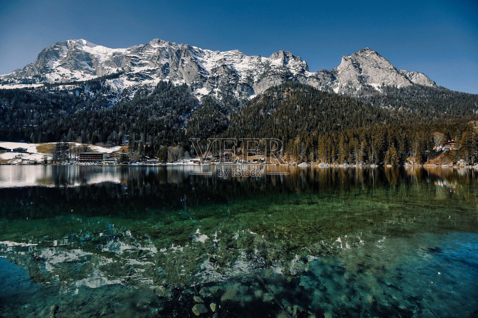 Hintersee Ramsau,伯希特斯加登照片摄影图片