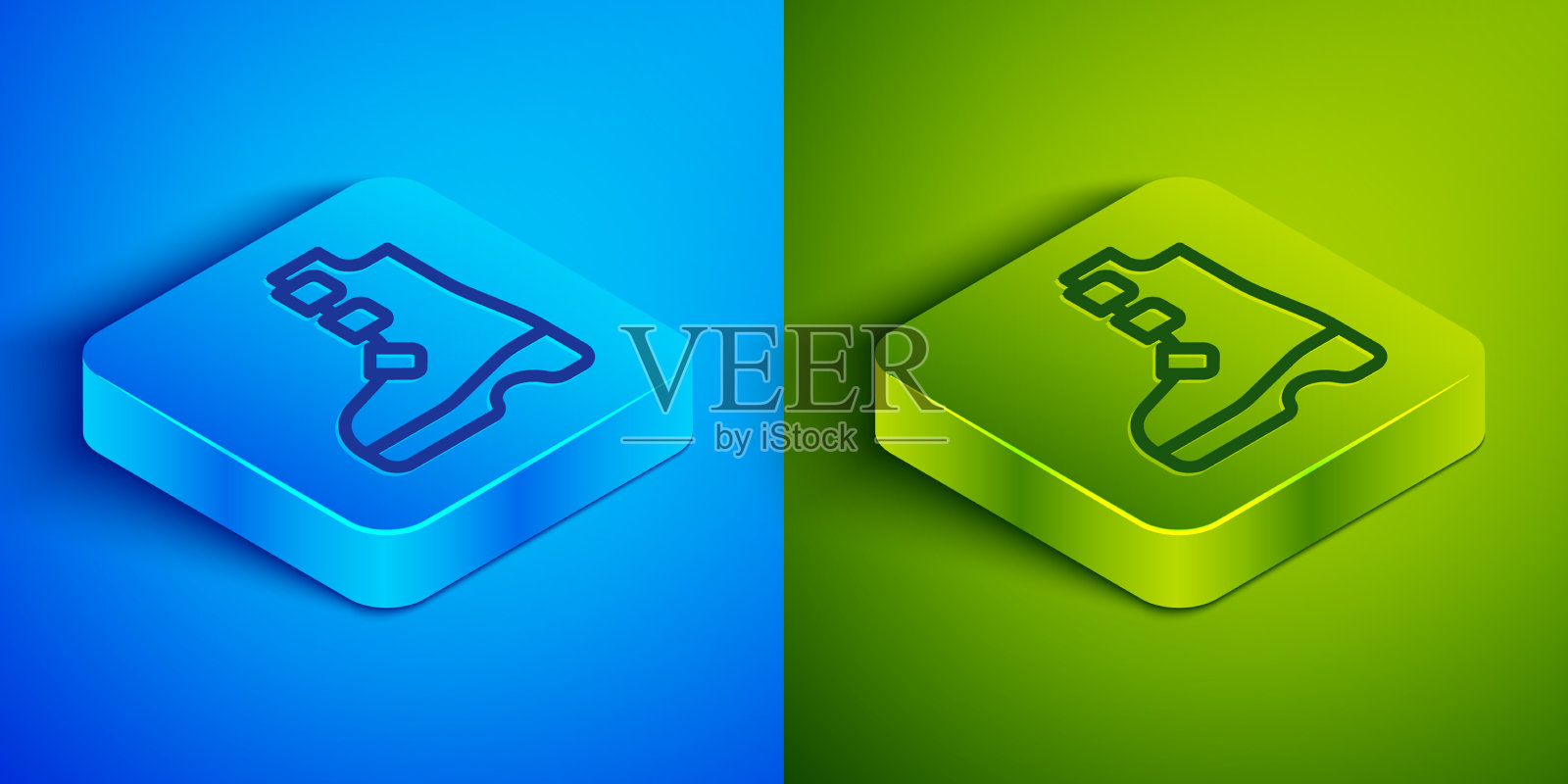 古代维京靴的等距线图标孤立图标素材