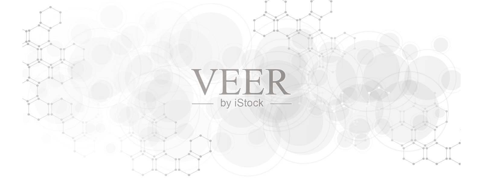 具有分子模式背景的抽象概念。矢量插图。插画图片素材