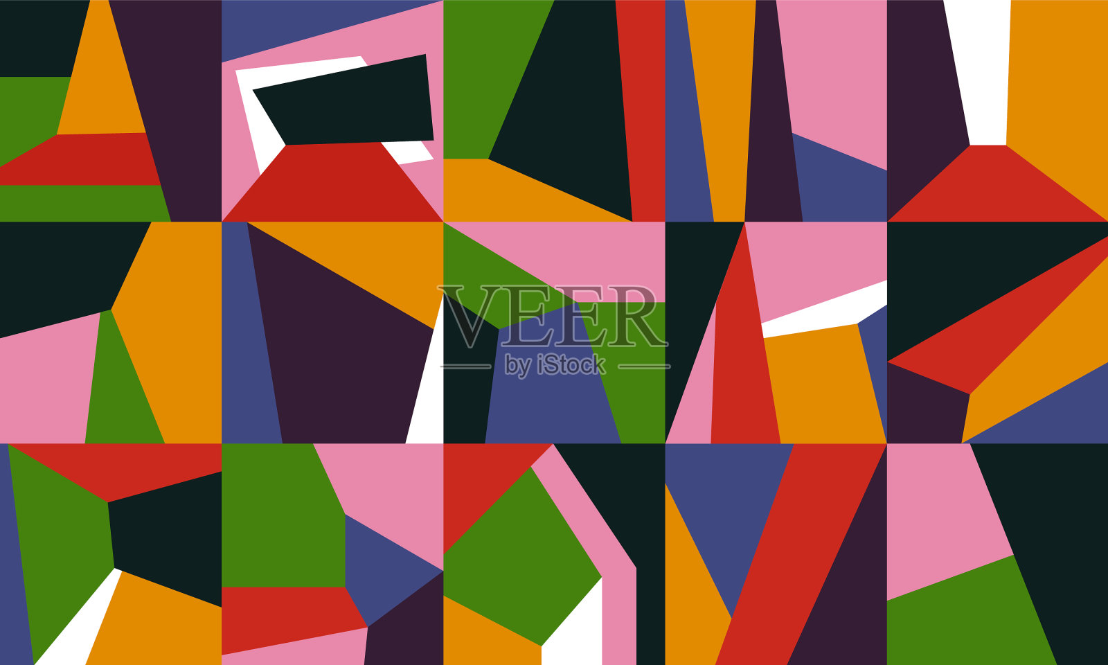 抽象几何背景几何包豪斯插画图片素材