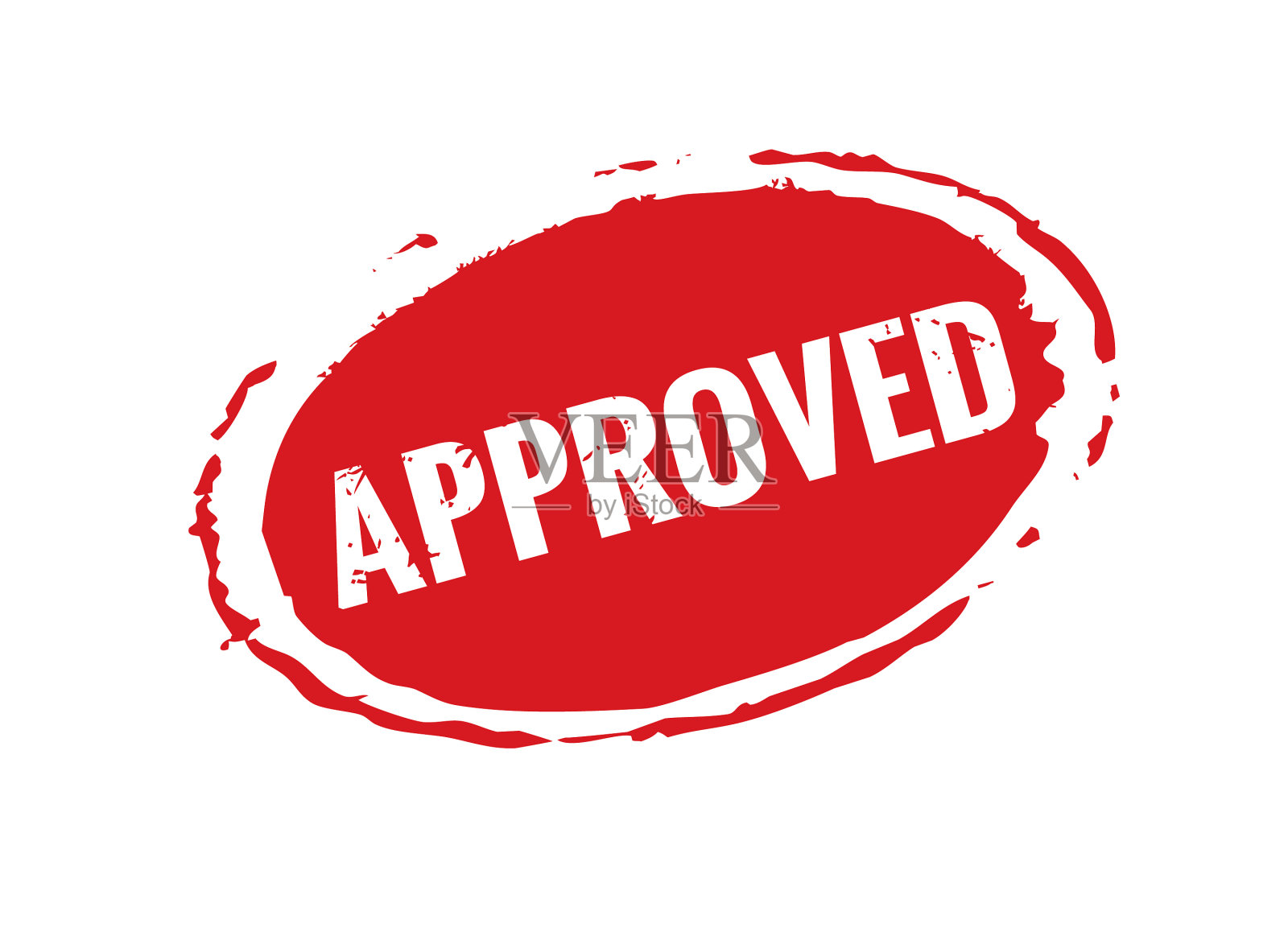 加盖红章，短信通过设计元素图片