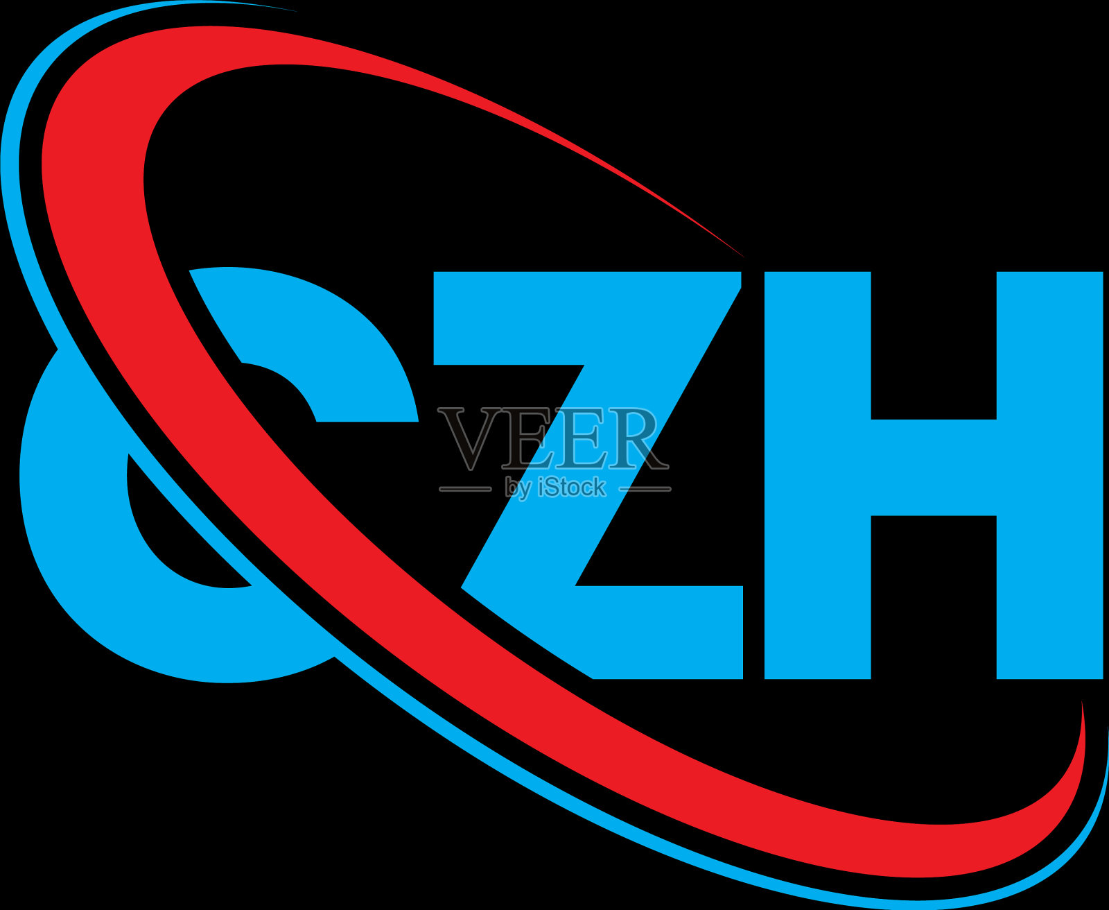 CZH标志CZH字母CZH字母标志设计插画图片素材