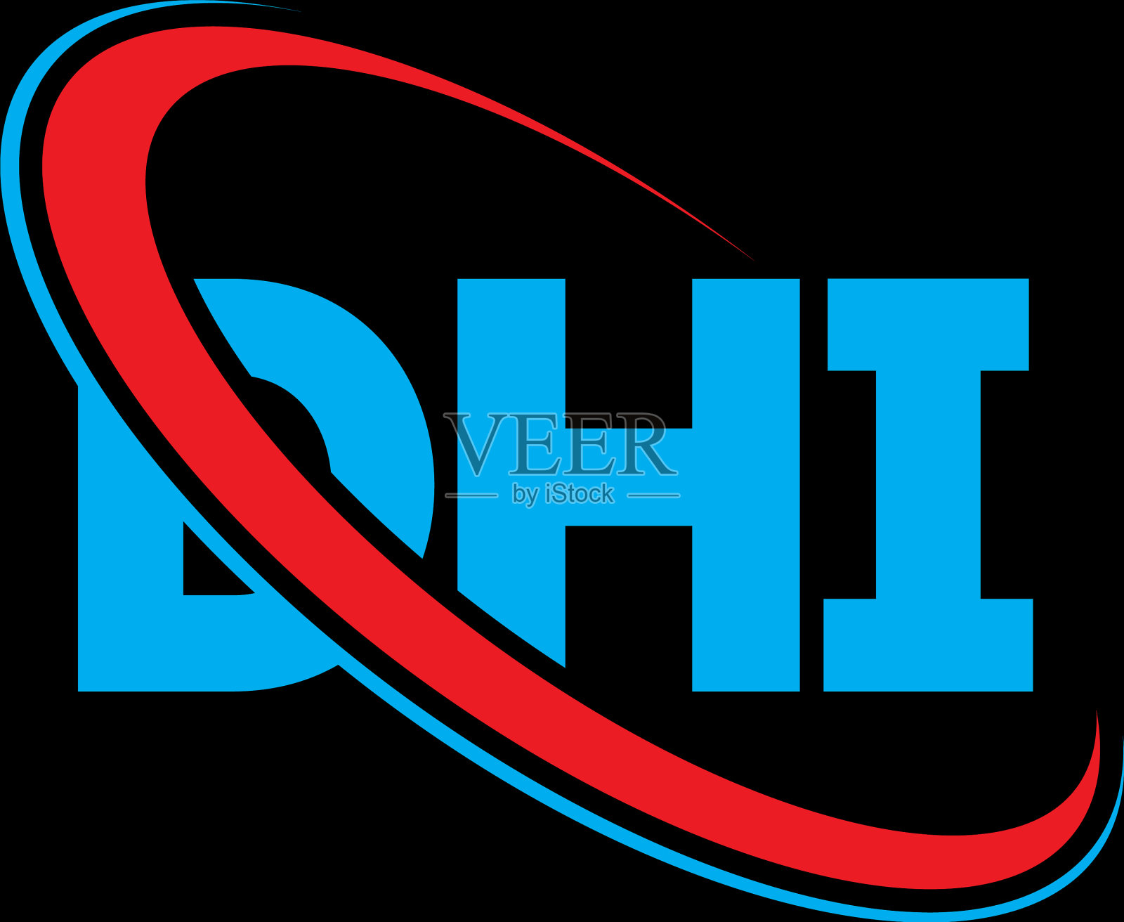 Dhi字母标志Dhi字母标志设计插画图片素材