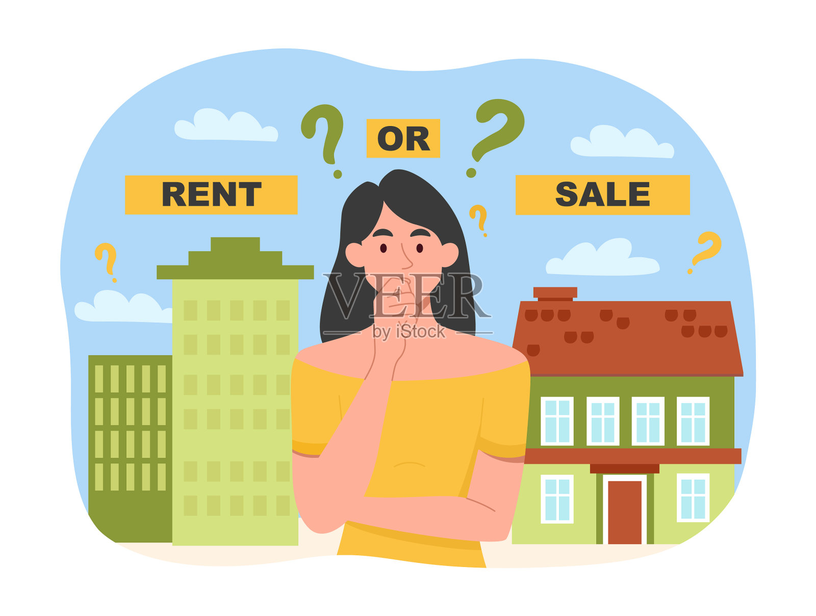 房地产选择设计元素图片