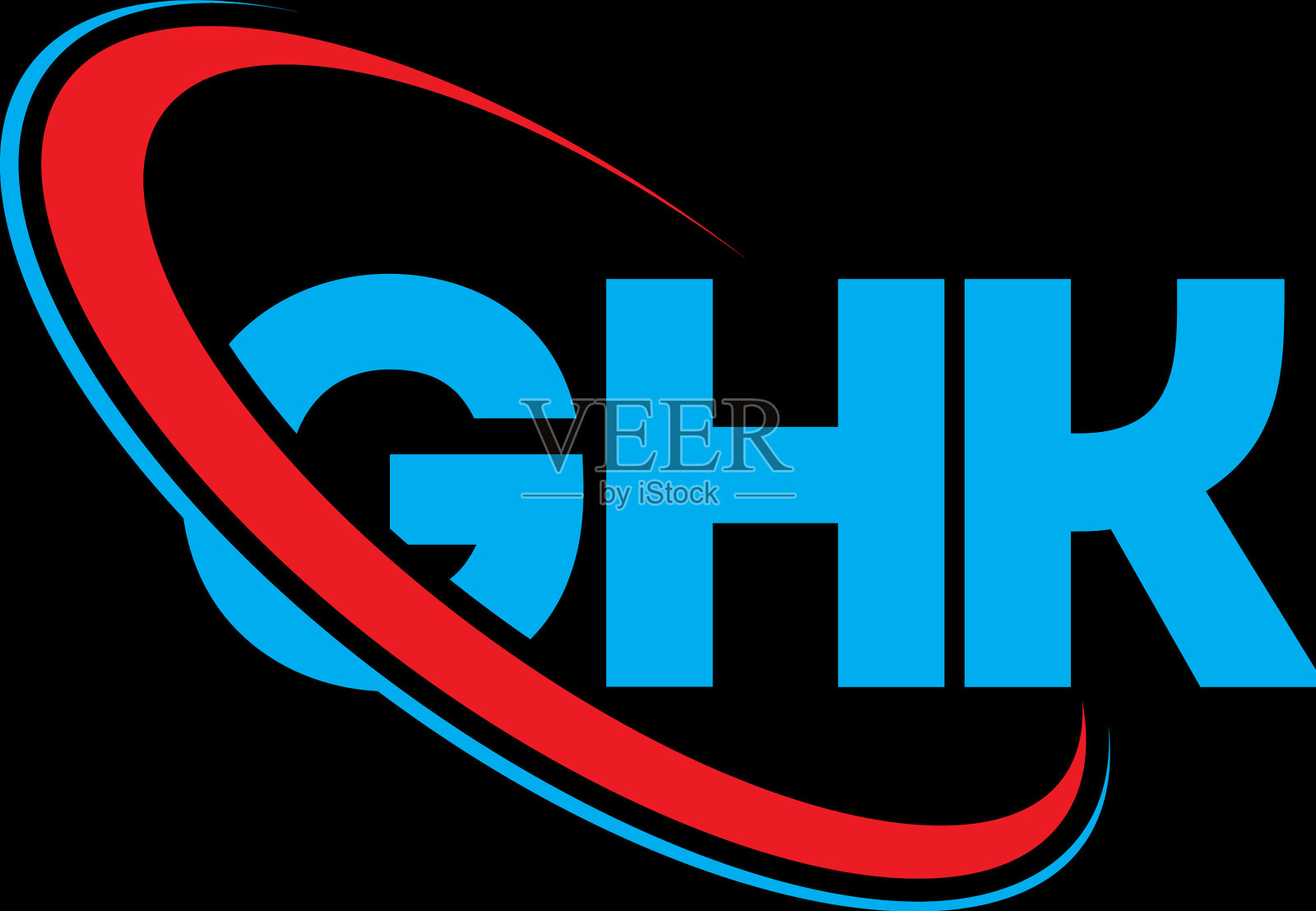 GHK标志GHK字母GHK字母标志设计插画图片素材