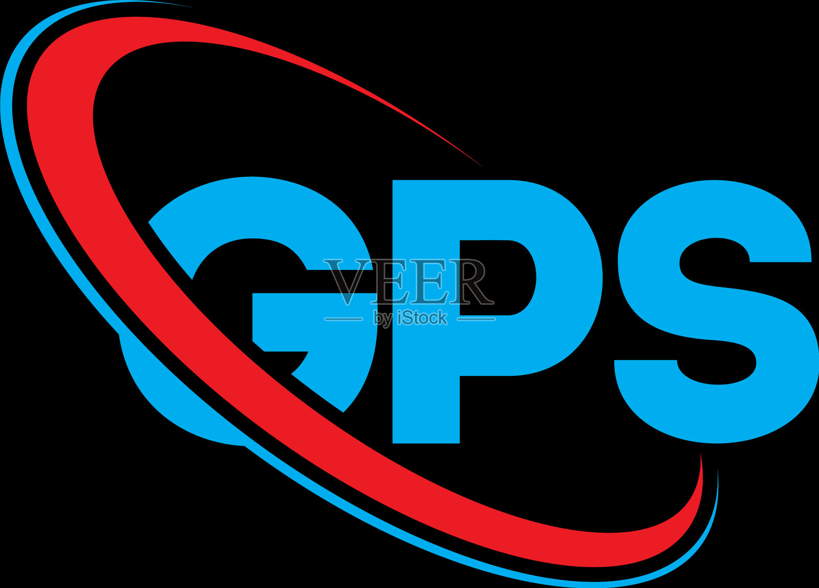 GPS标志GPS字母logo设计插画图片素材