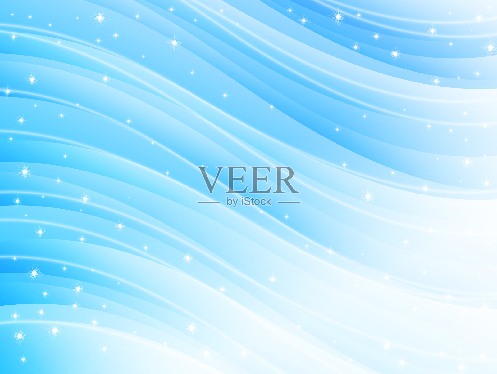 闪闪发光的抽象曲线背景。插画图片素材