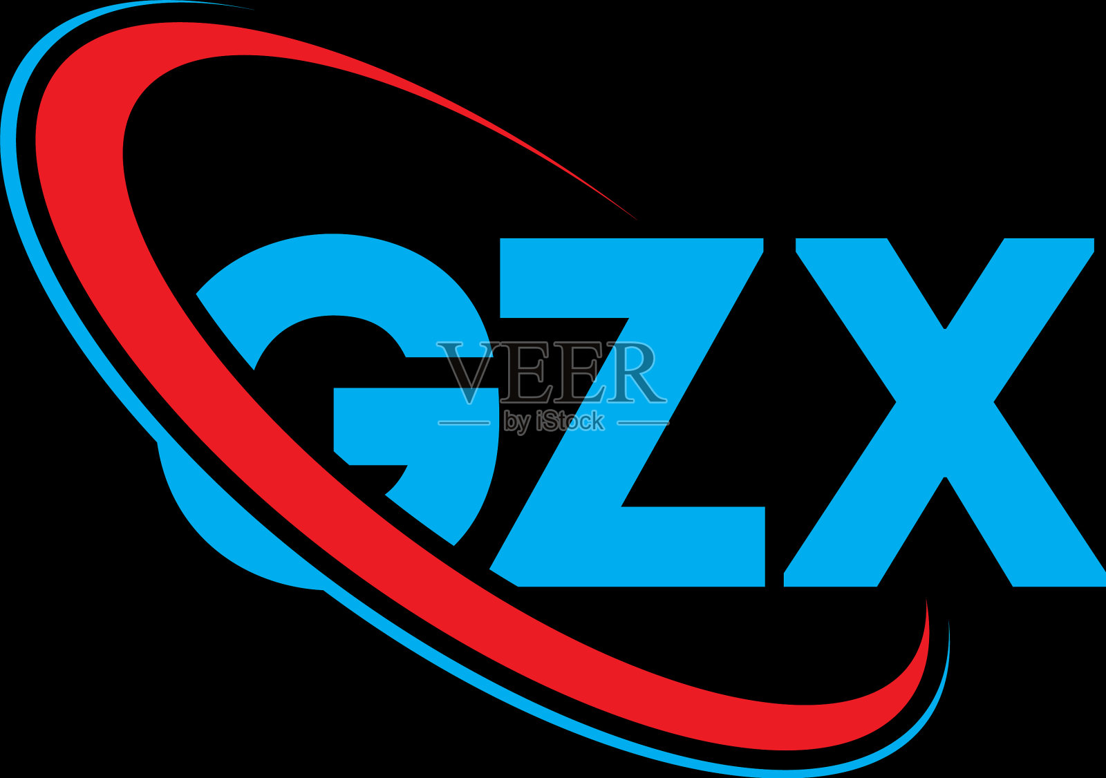 GZX字母标志GZX字母标志设计插画图片素材