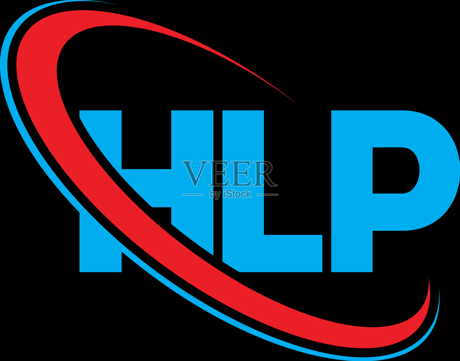 HLP标志HLP字母HLP字母标志设计插画图片素材