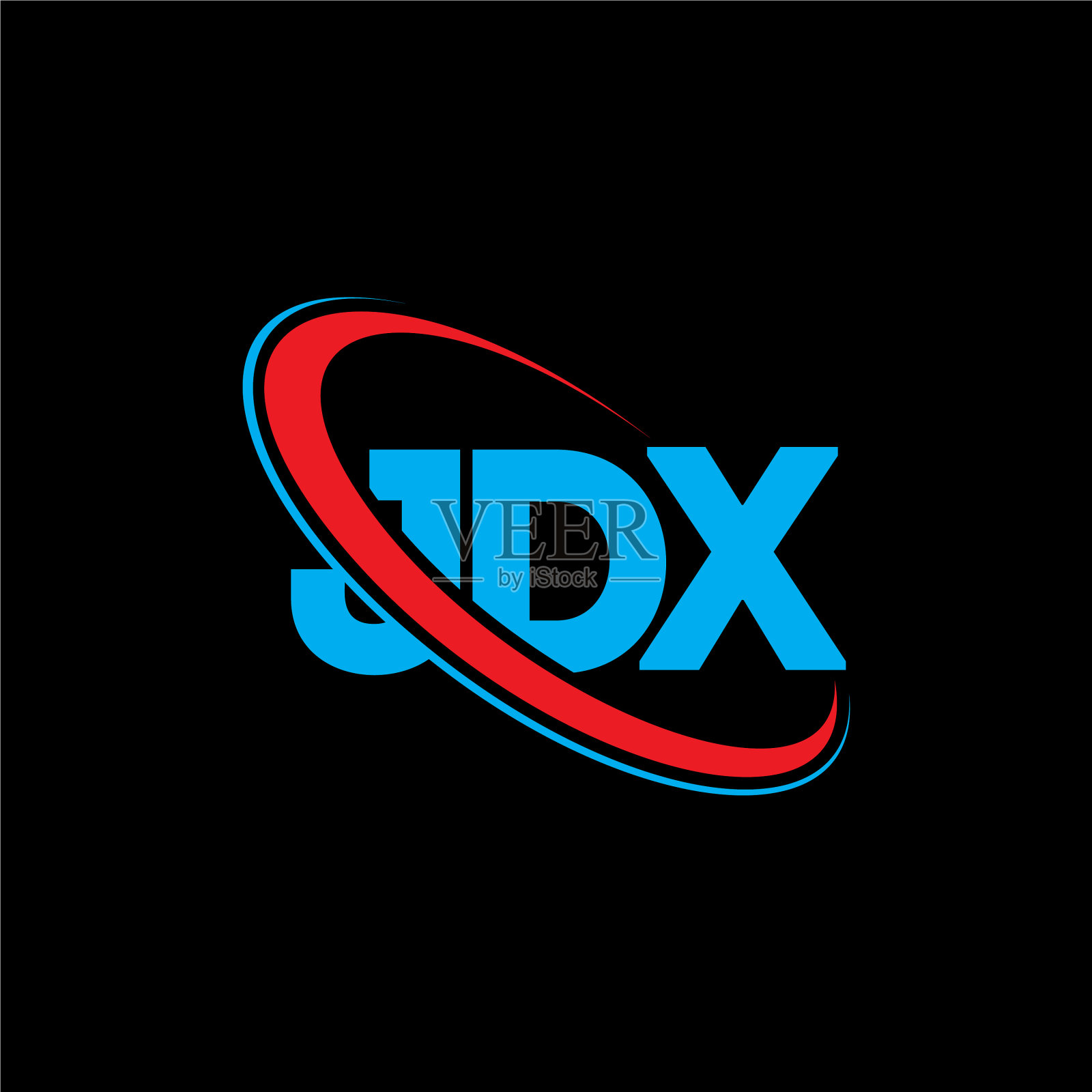 JDX标志JDX字母JDX字母标志设计插画图片素材