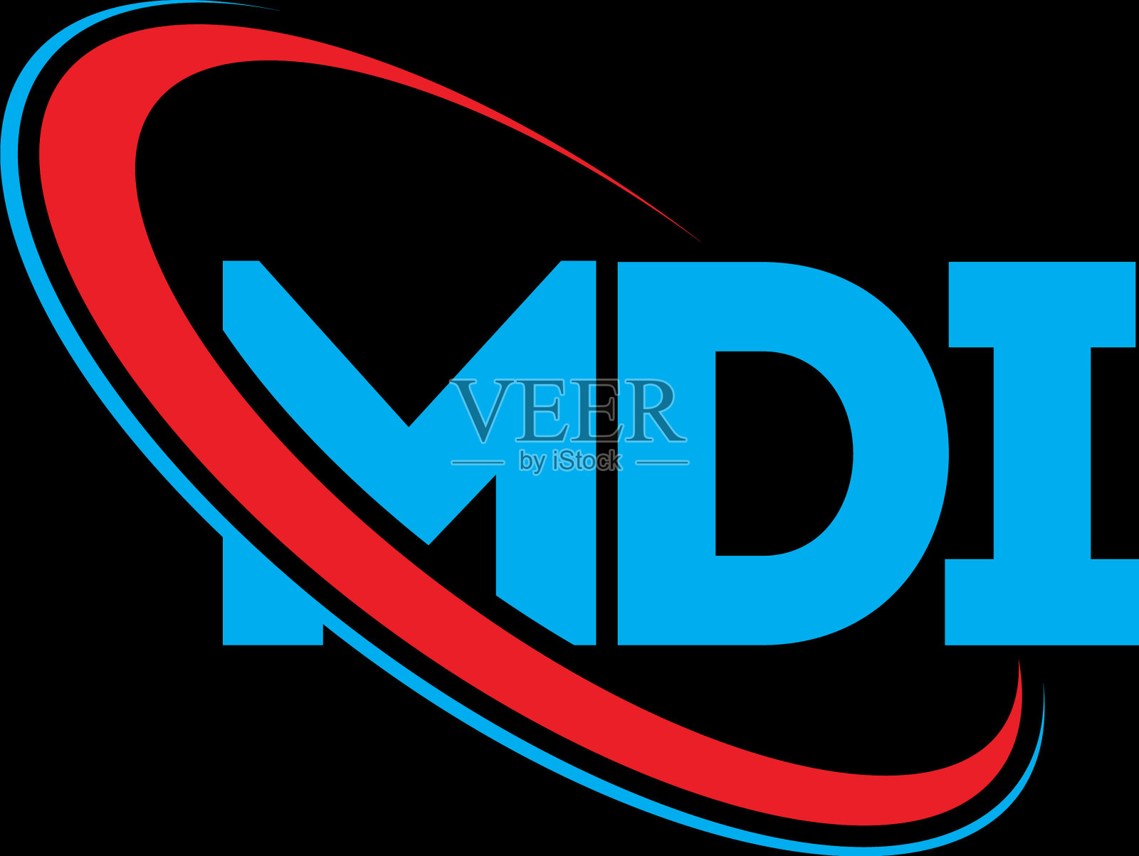 Mdi字母标志Mdi字母标志设计插画图片素材