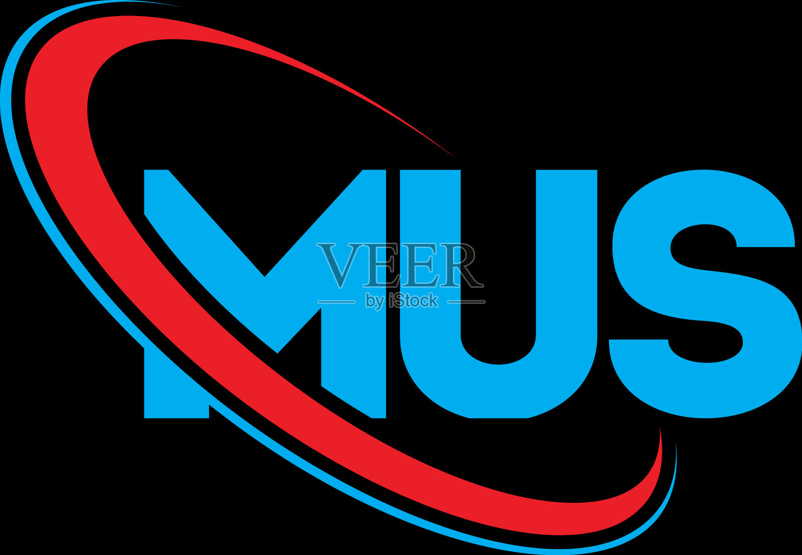 Mus徽标Mus字母Mus字母徽标设计插画图片素材