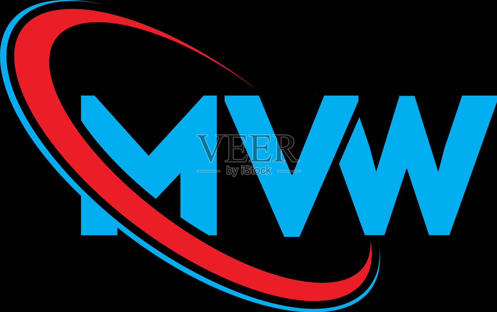 MVW标志MVW字母MVW字母标志设计插画图片素材