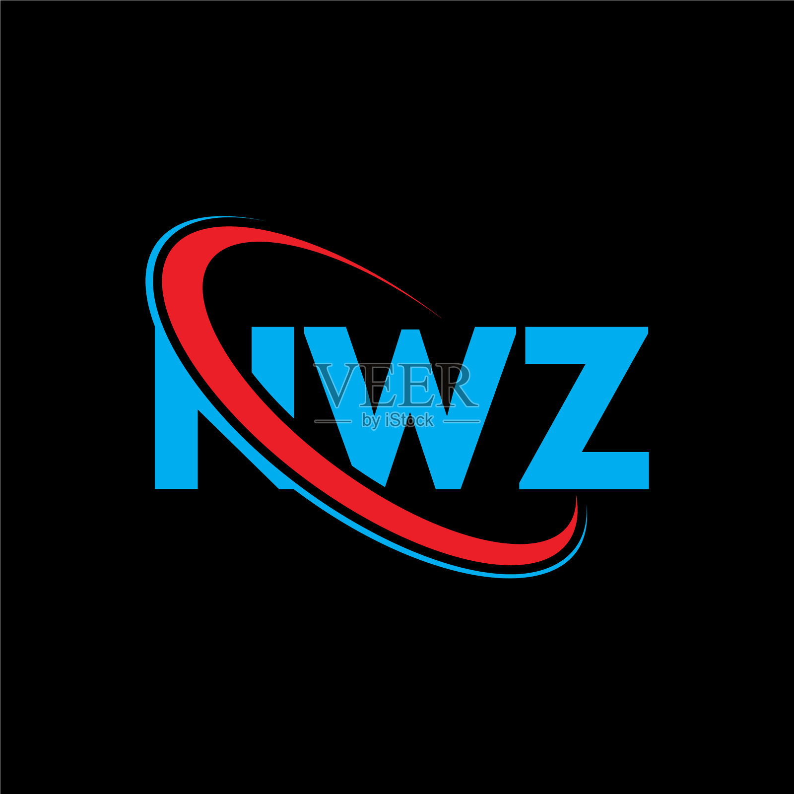 NWZ标志NWZ字母NWZ字母标志设计插画图片素材