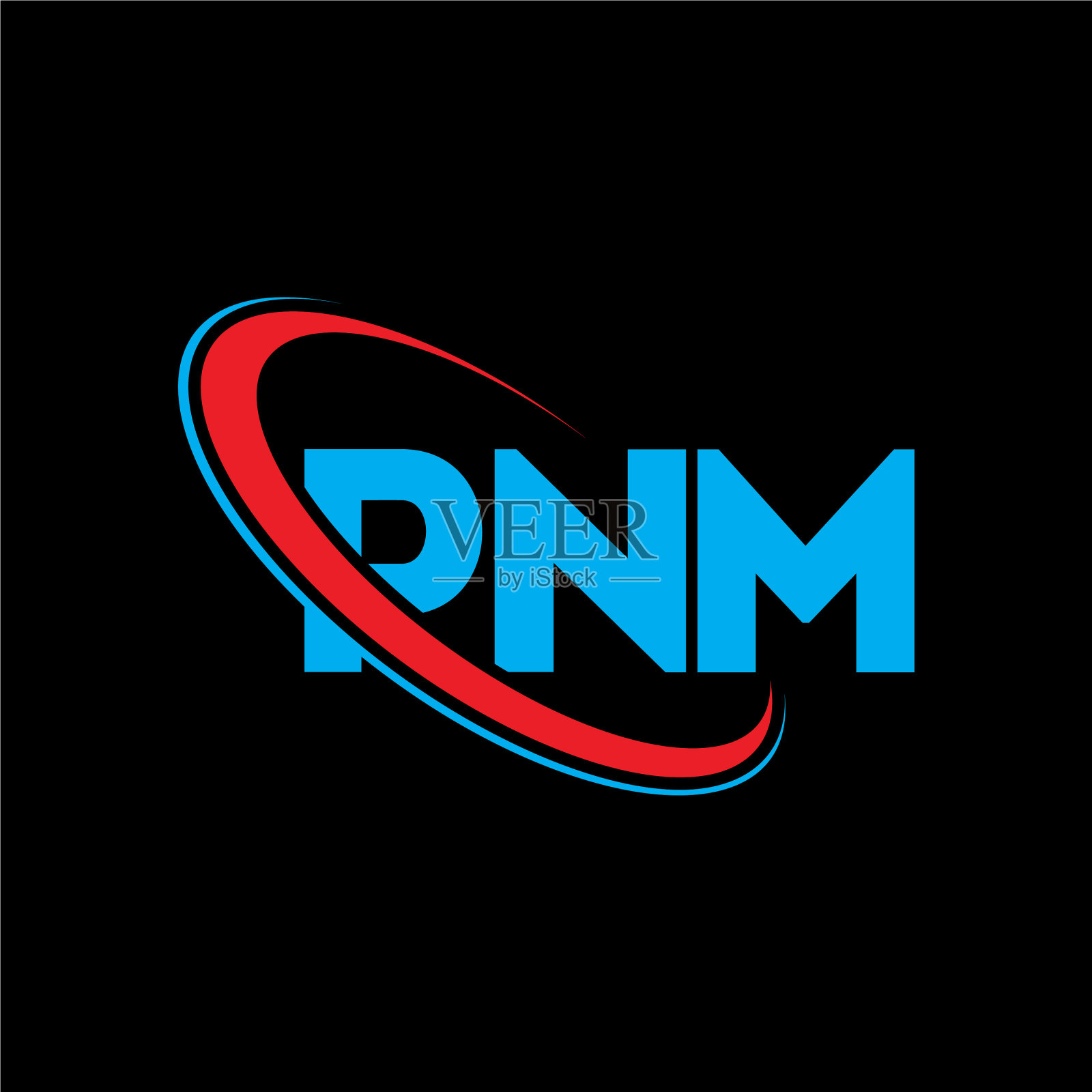 PNM logo PNM字母PNM字母logo设计插画图片素材