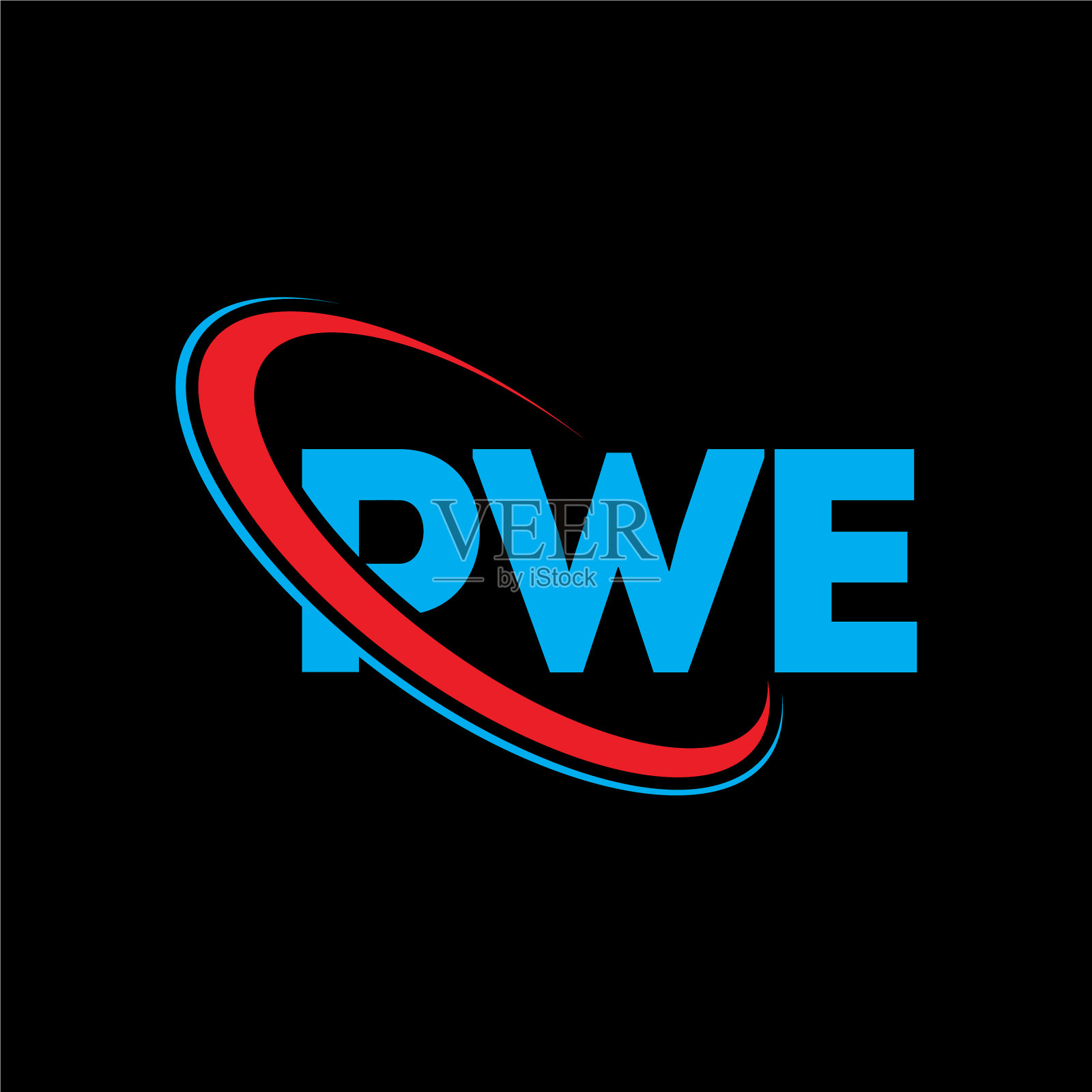 Pwe logo Pwe字母Pwe字母logo设计插画图片素材