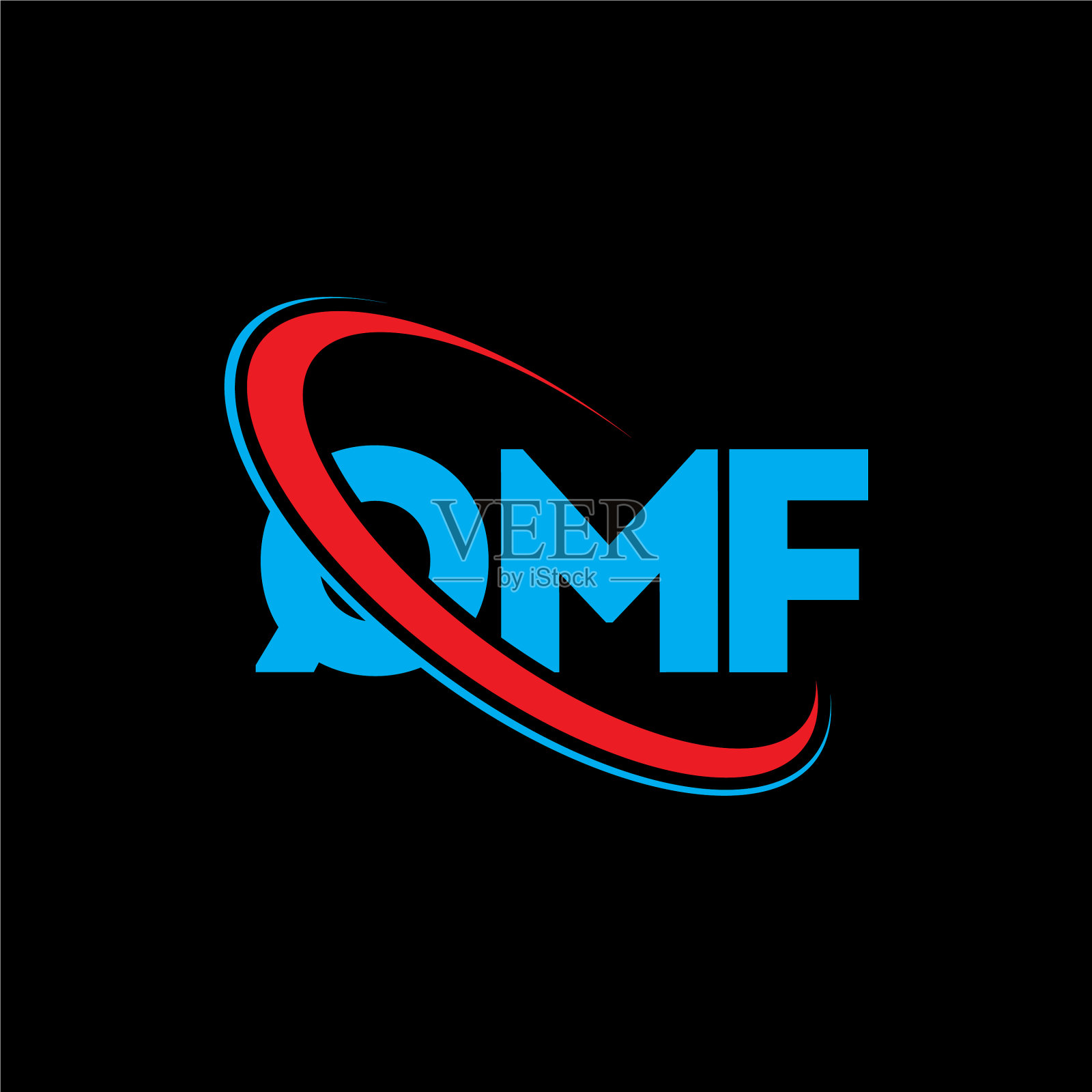 QMF标志QMF字母QMF字母标志设计插画图片素材