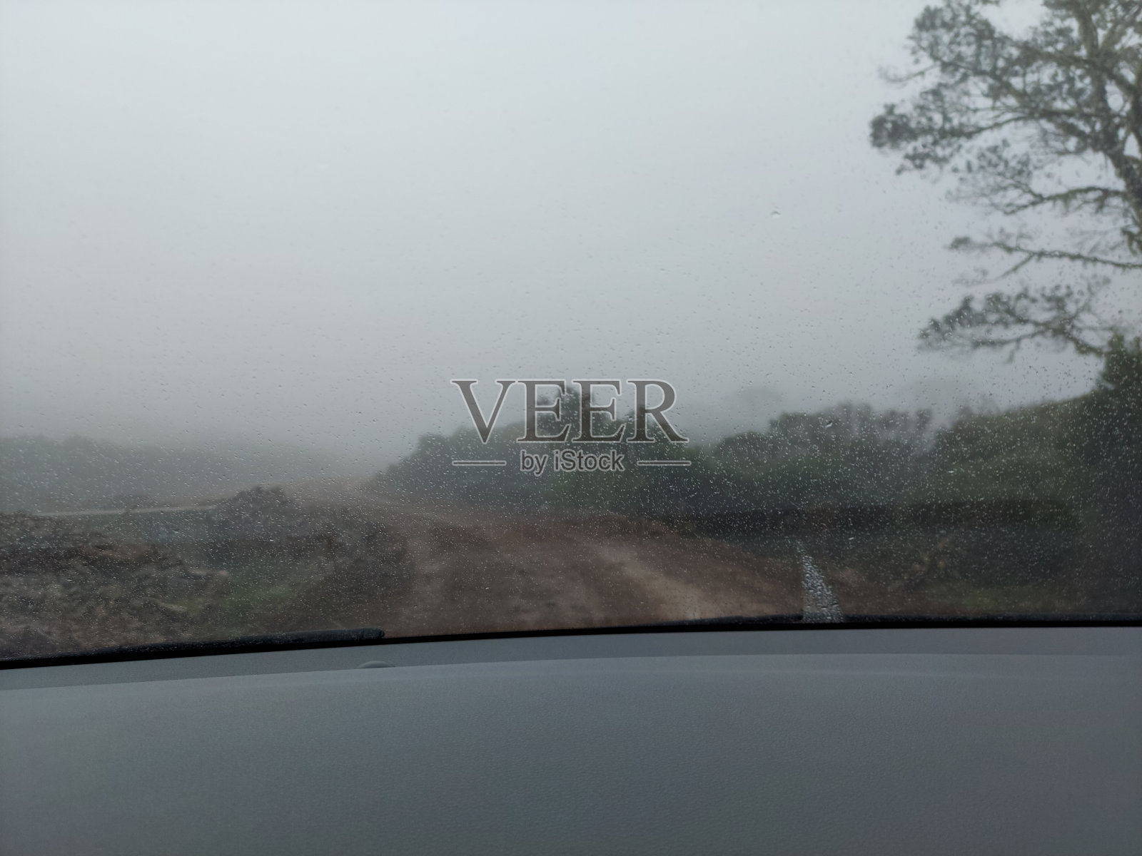 巴西南大河州多云天气下的公路照片摄影图片