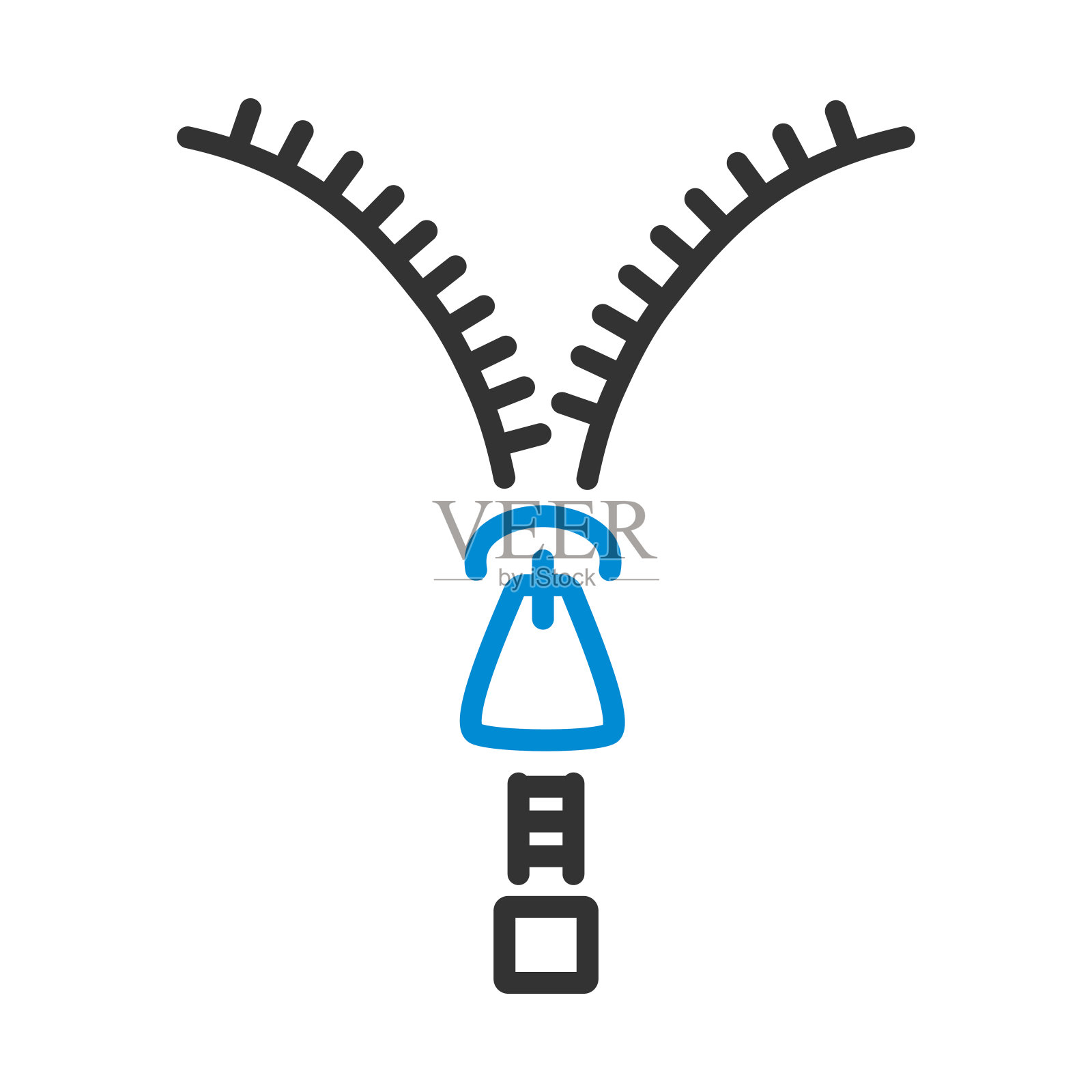 缝纫拉链图标插画图片素材