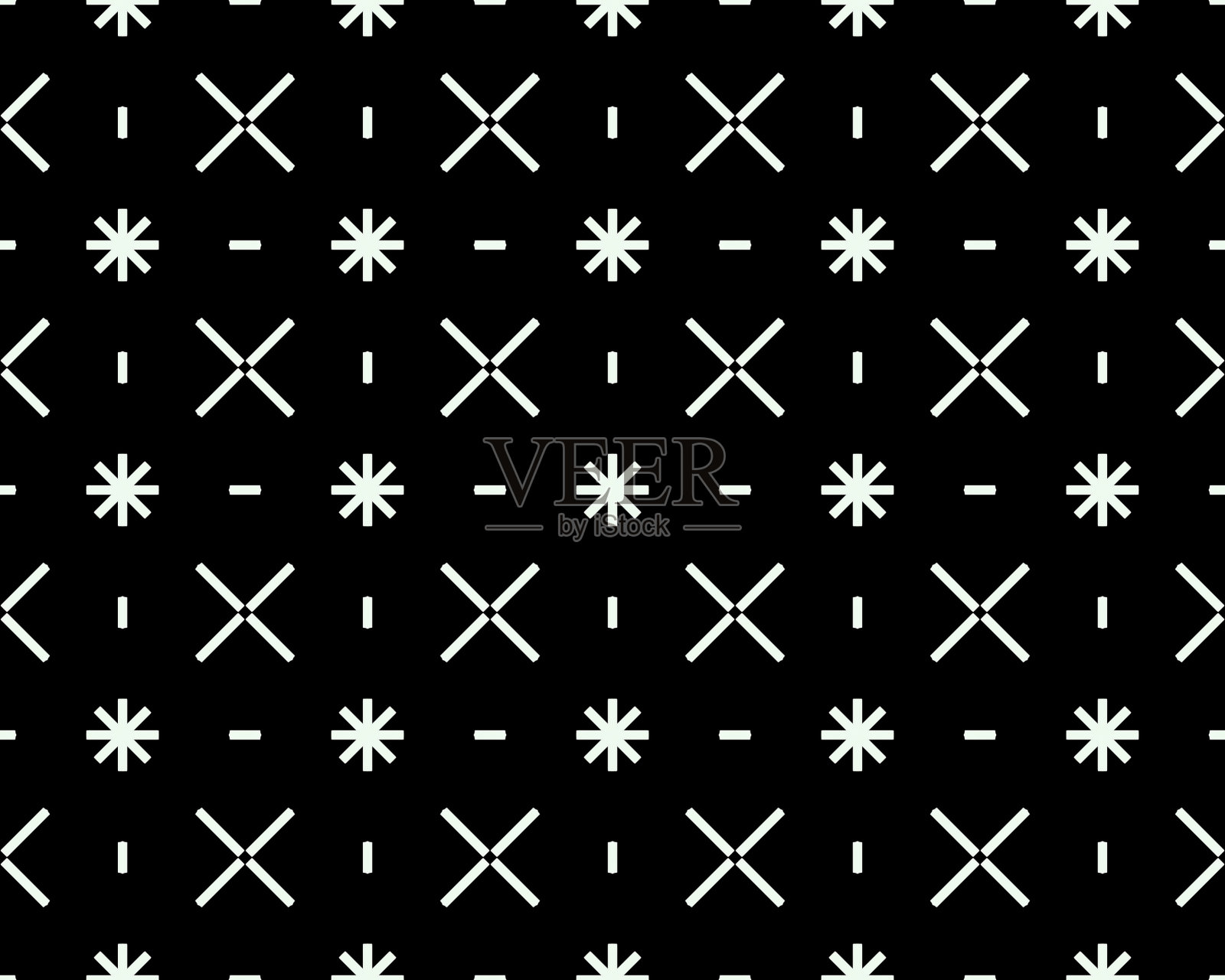 一个抽象的几何无缝图案背景插图插画图片素材