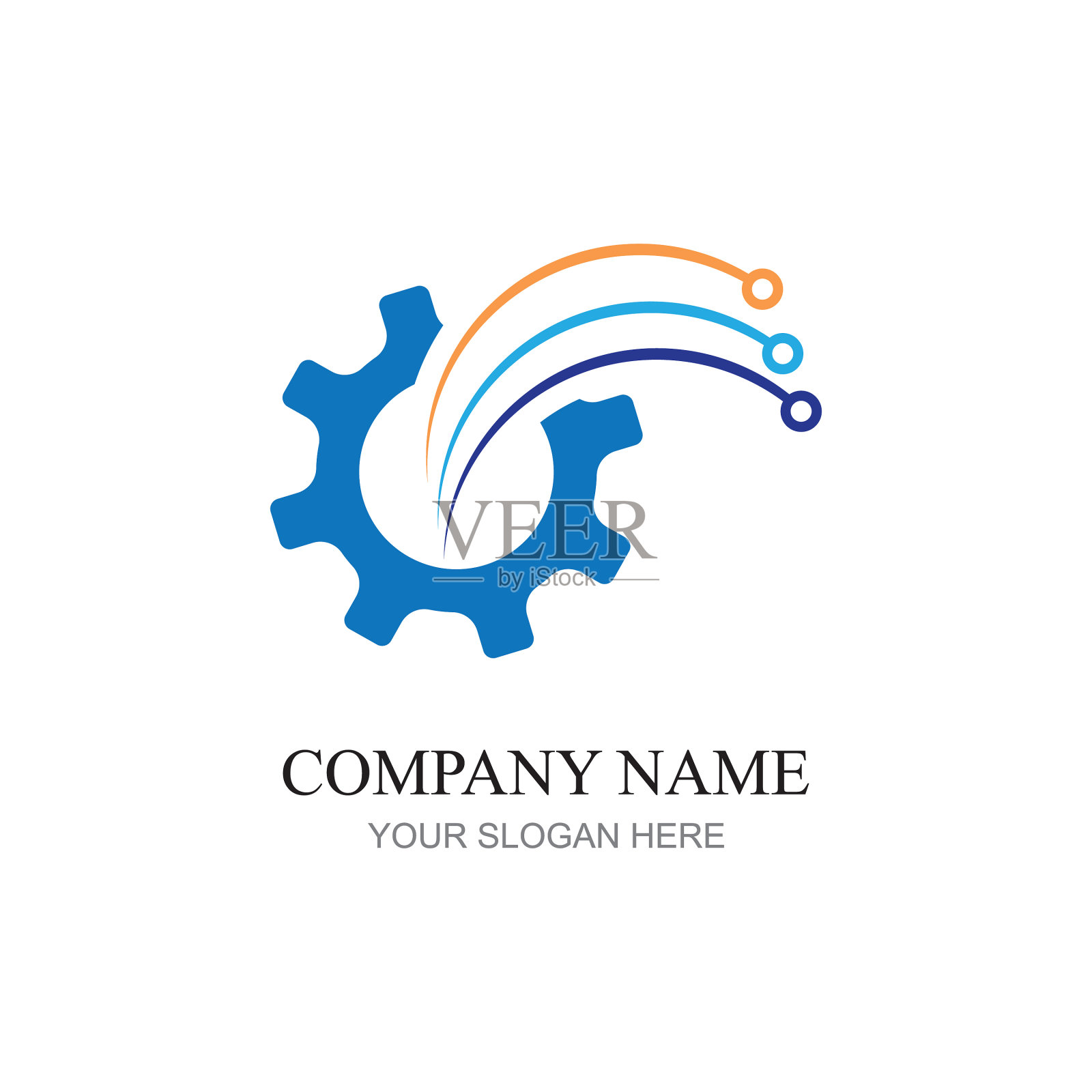 技术标志设计插画图片素材