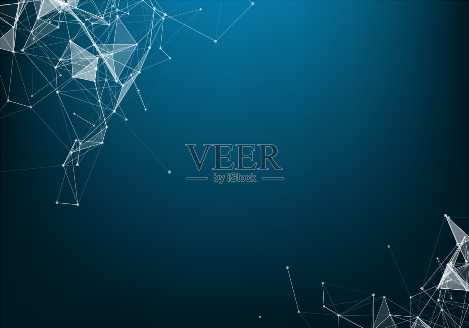 几何图形背景分子和插画图片素材