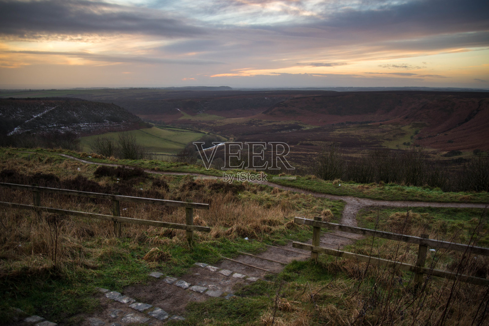 落日谷照片摄影图片