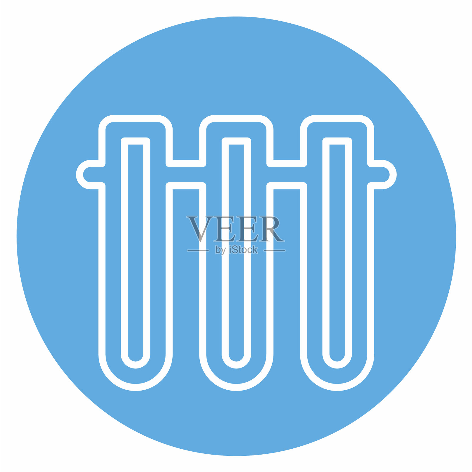 小瓶图标2 -蓝色眼睛的风格图标素材