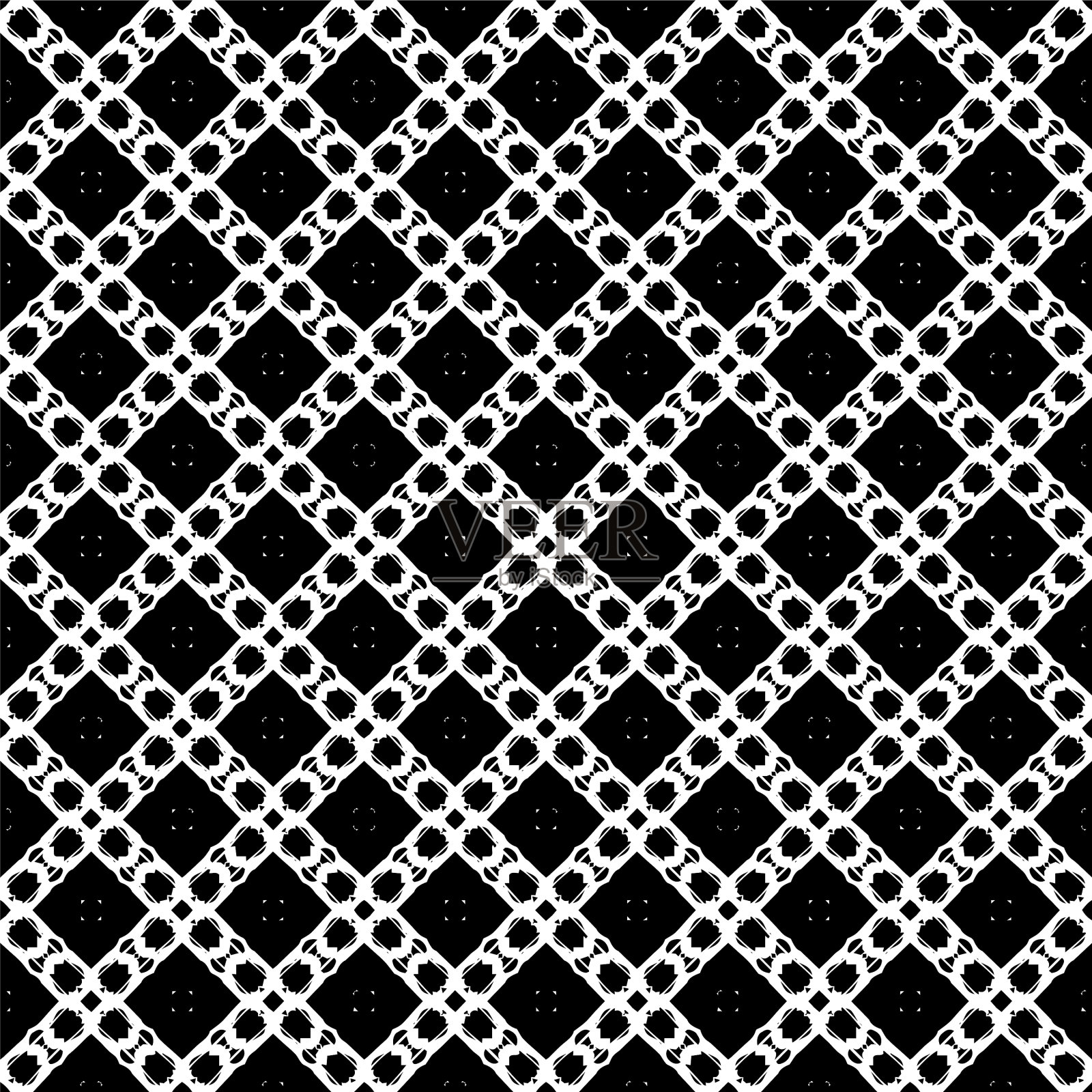 黑白无缝图案纹理插画图片素材