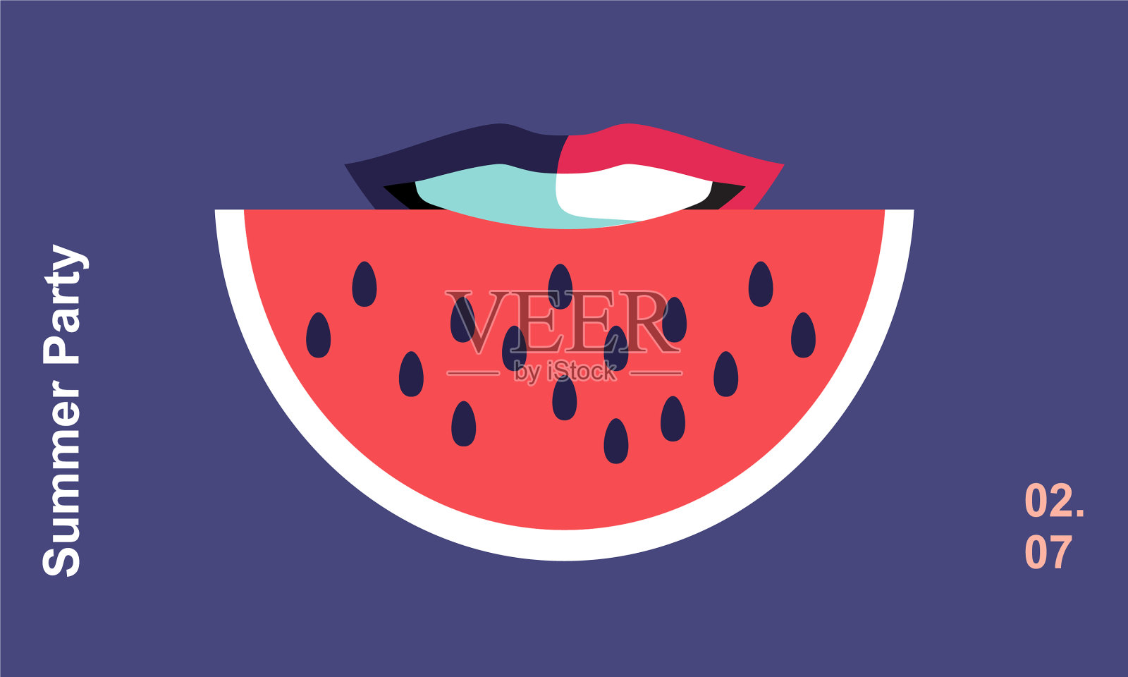 夏季聚会海报设计模板设计模板素材