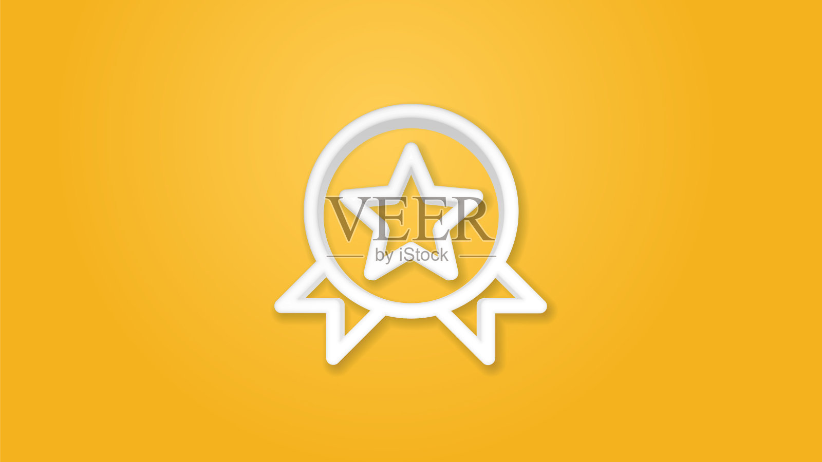 奖牌奖现实图标3d线图标素材