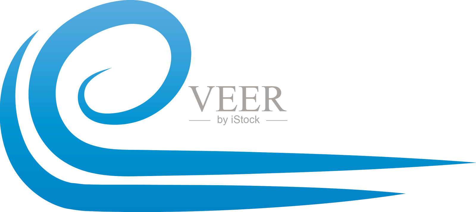 波浪图标标志设计设计元素图片