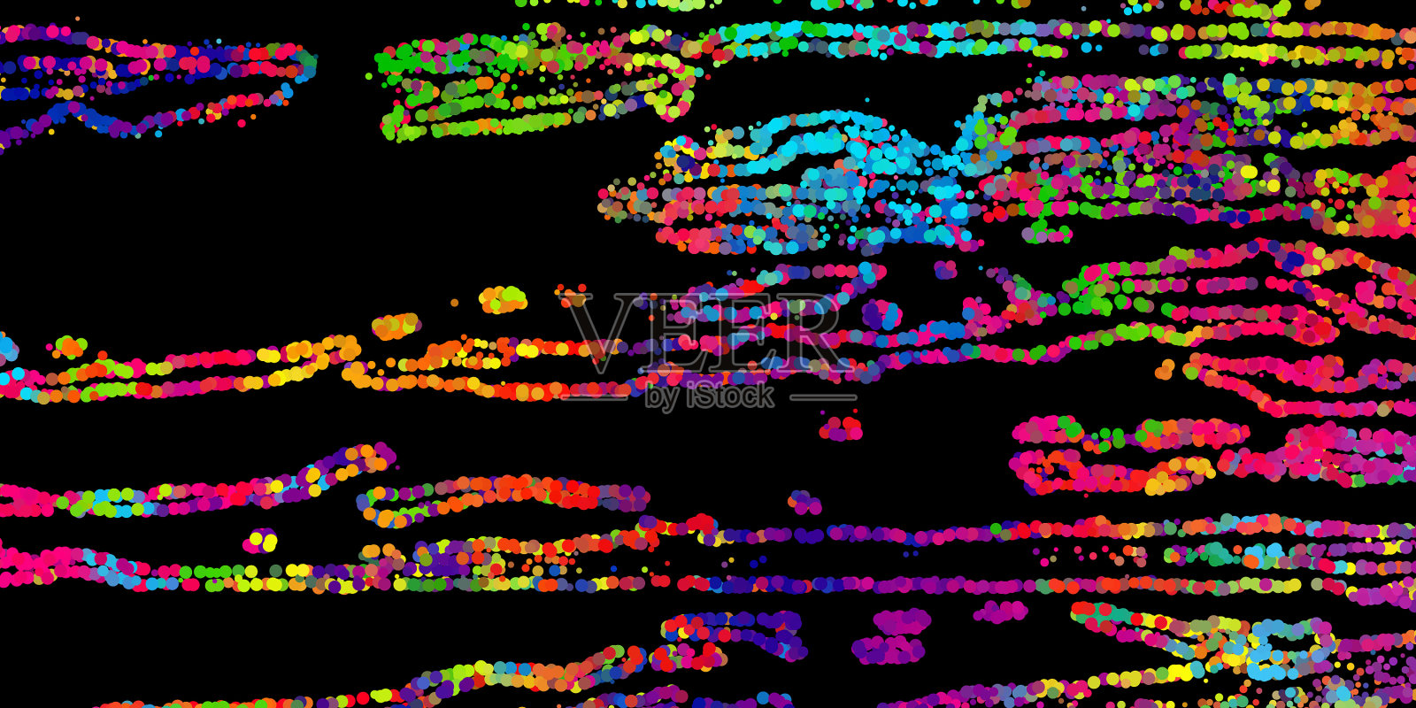 现代风格中鲜明的抽象形象插画图片素材