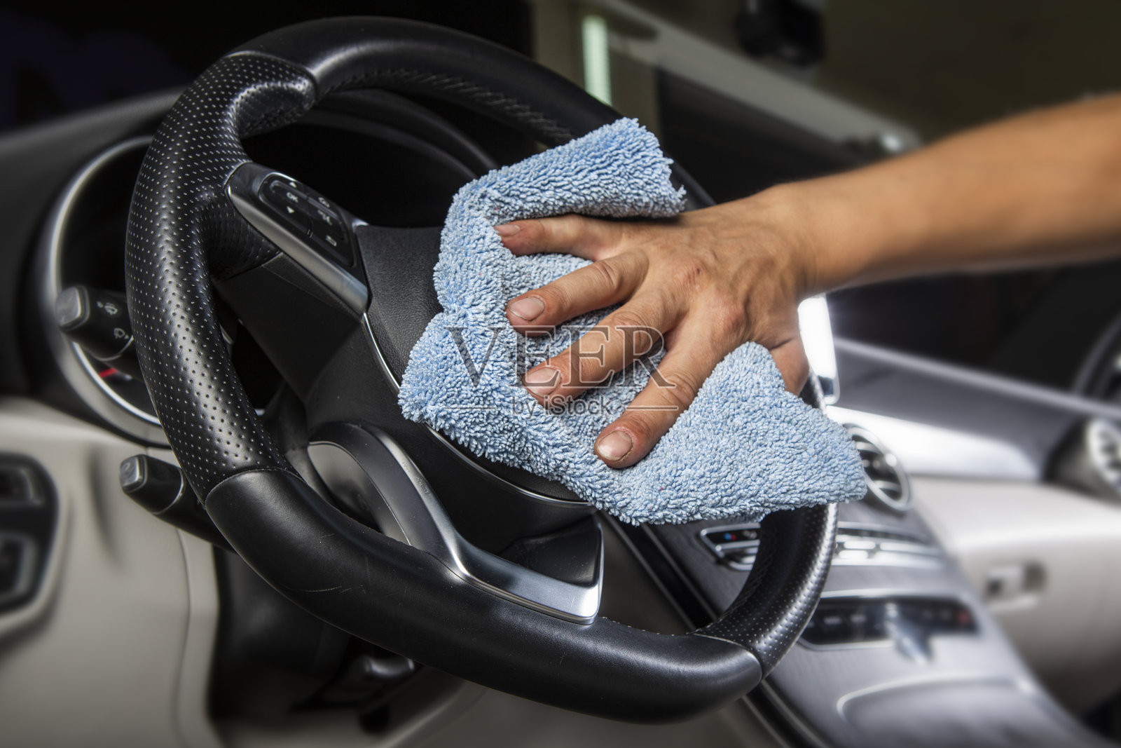 汽车内部详细照片摄影图片