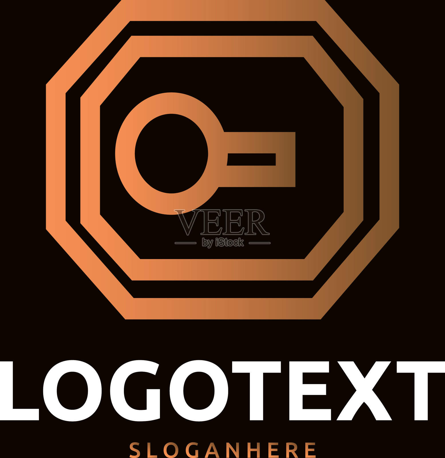 字母o标志插画图片素材