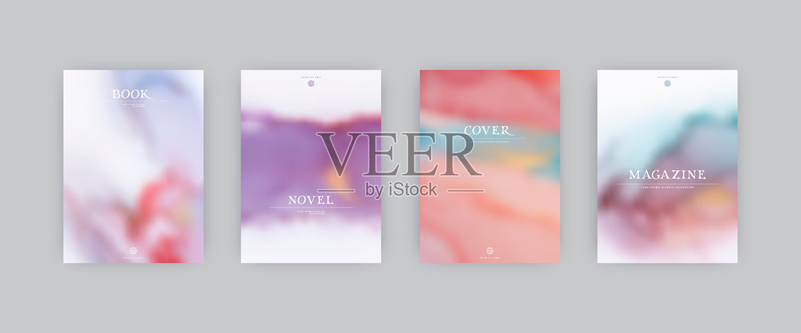 封面模板组插画图片素材