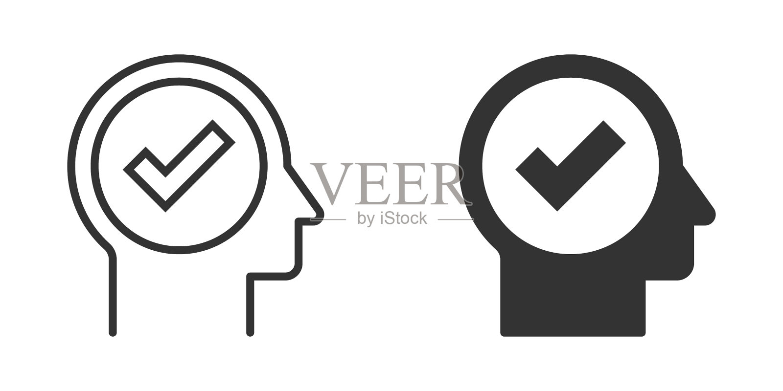 组织管理icon在扁平化风格的人图标素材