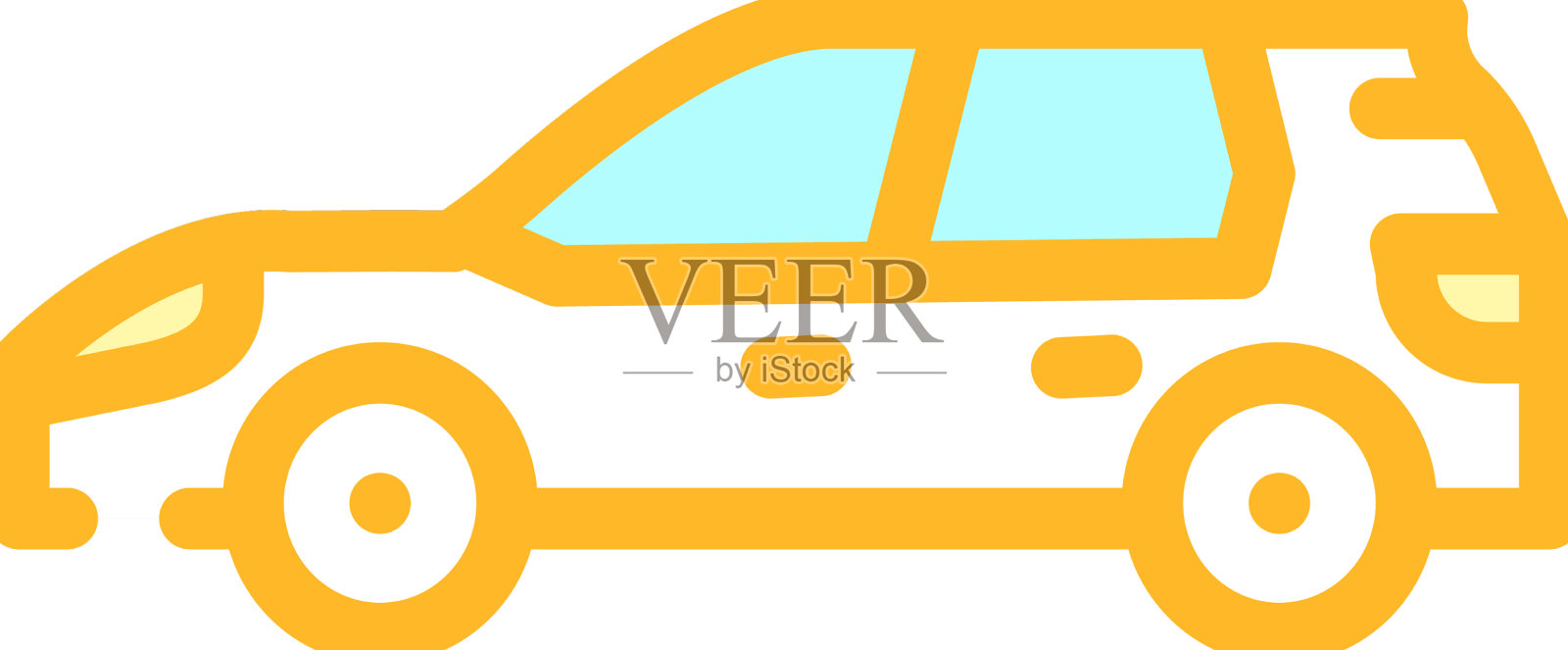 两厢车车体类型颜色图标设计元素图片