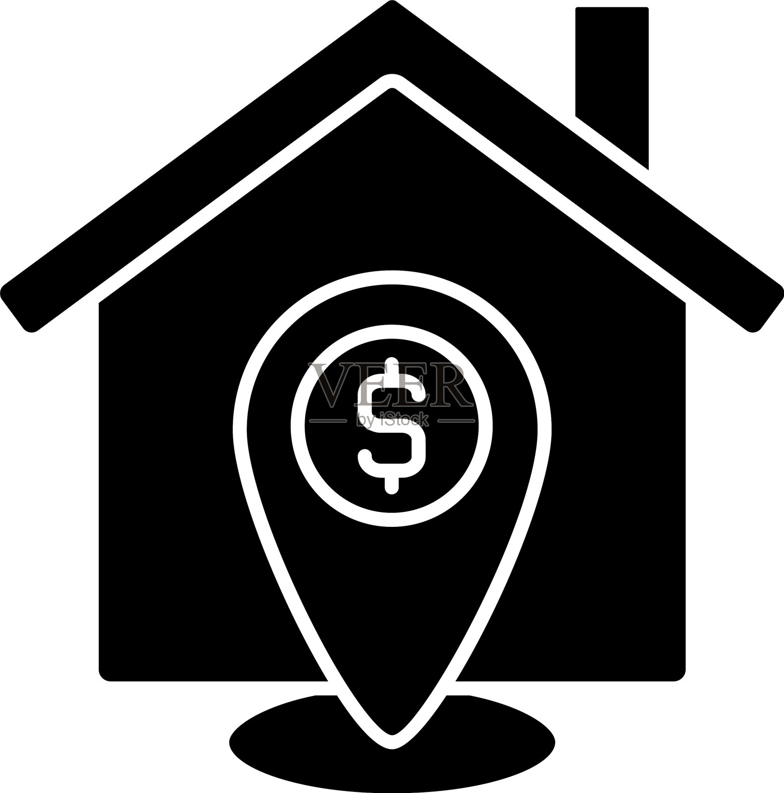 属性位置估计黑色符号图标设计元素图片