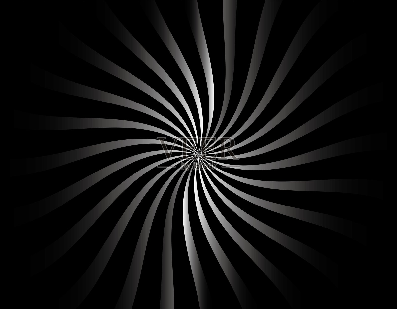 一个神秘的集中线，似乎在旋转/渲染材料(矢量渲染)插画图片素材