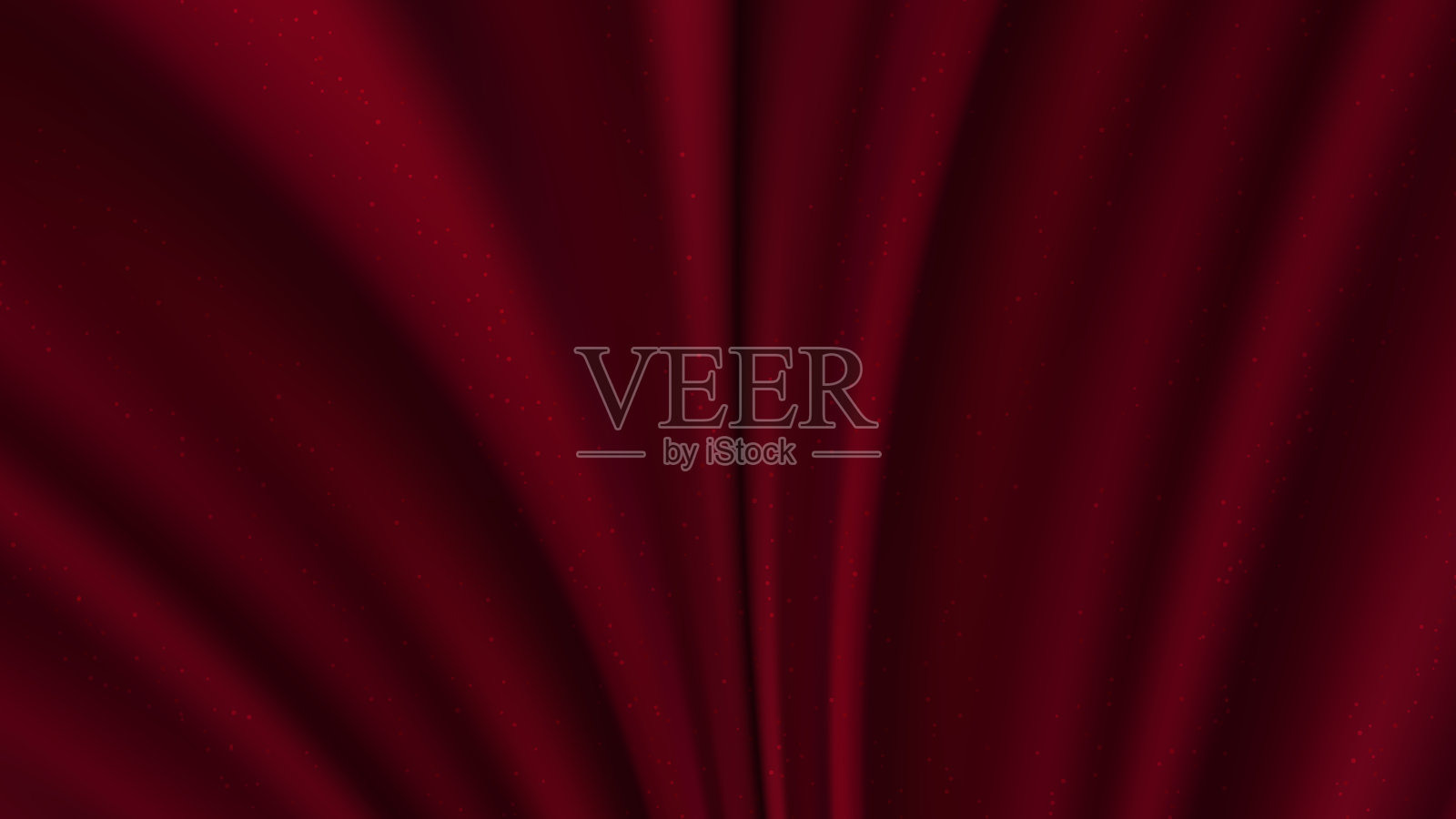 抽象逼真的红色丝质面料的折痕背景和纹理插画图片素材