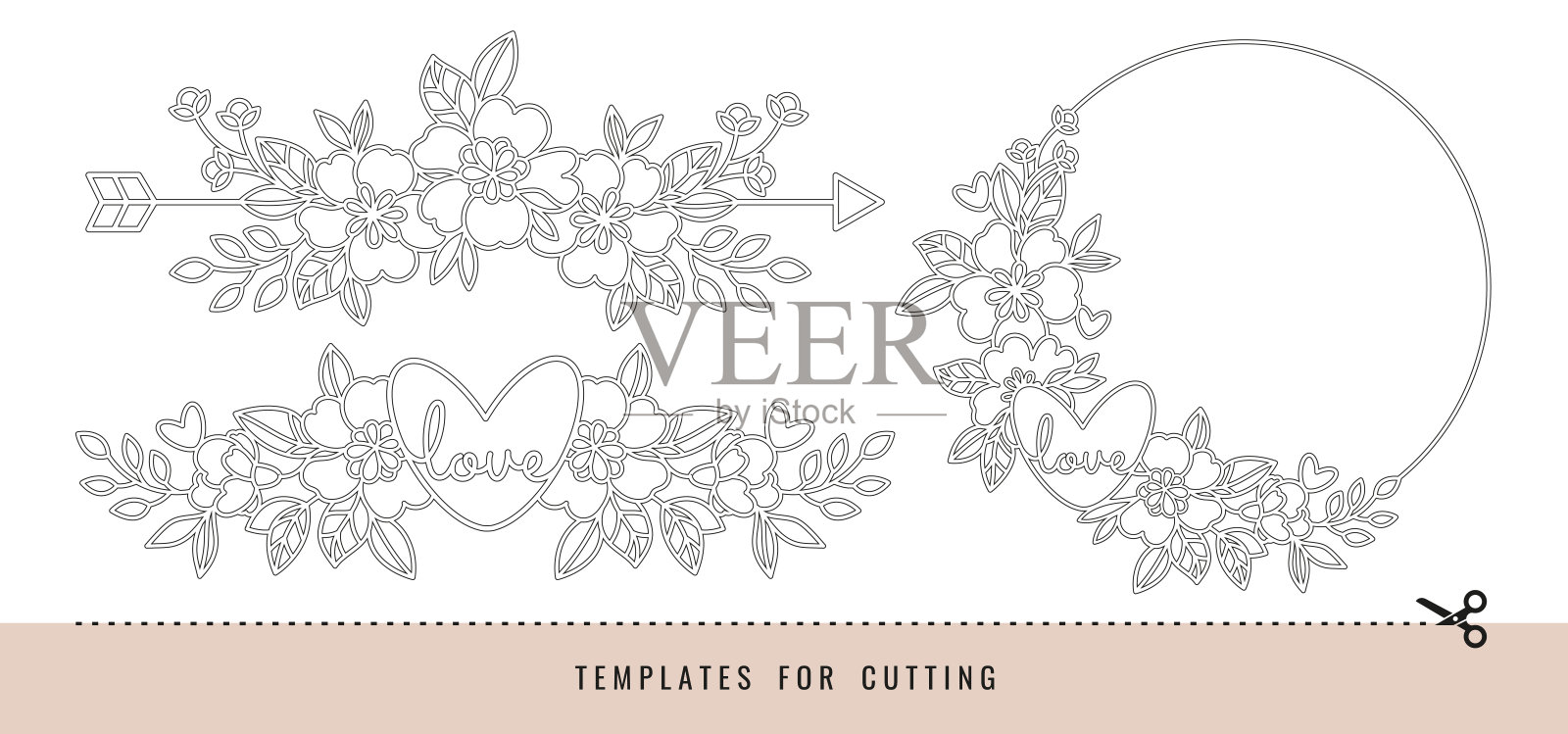 元素切割插画图片素材