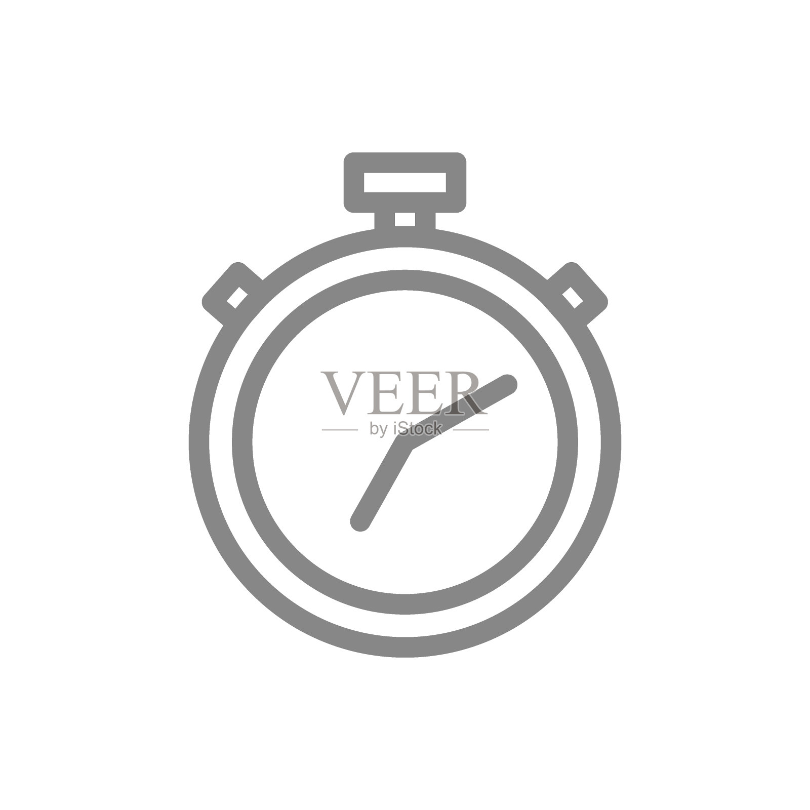 秒表行图标。定时器棋盘游戏符号插画图片素材