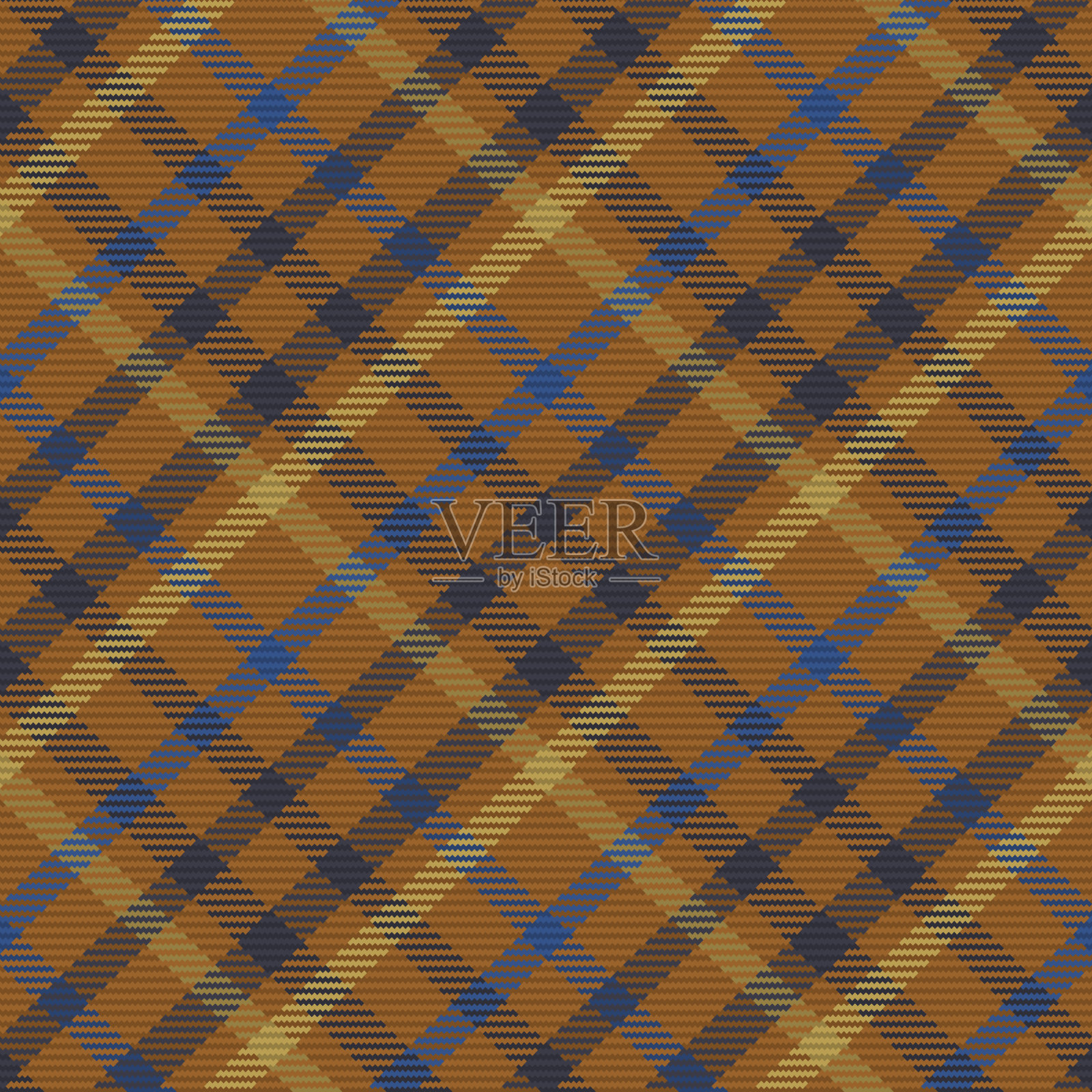 无缝图案的苏格兰格子插画图片素材