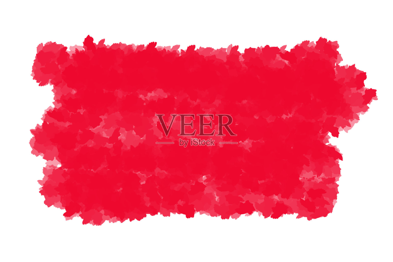 红色抽象油漆笔画孤立在白色背景插画图片素材