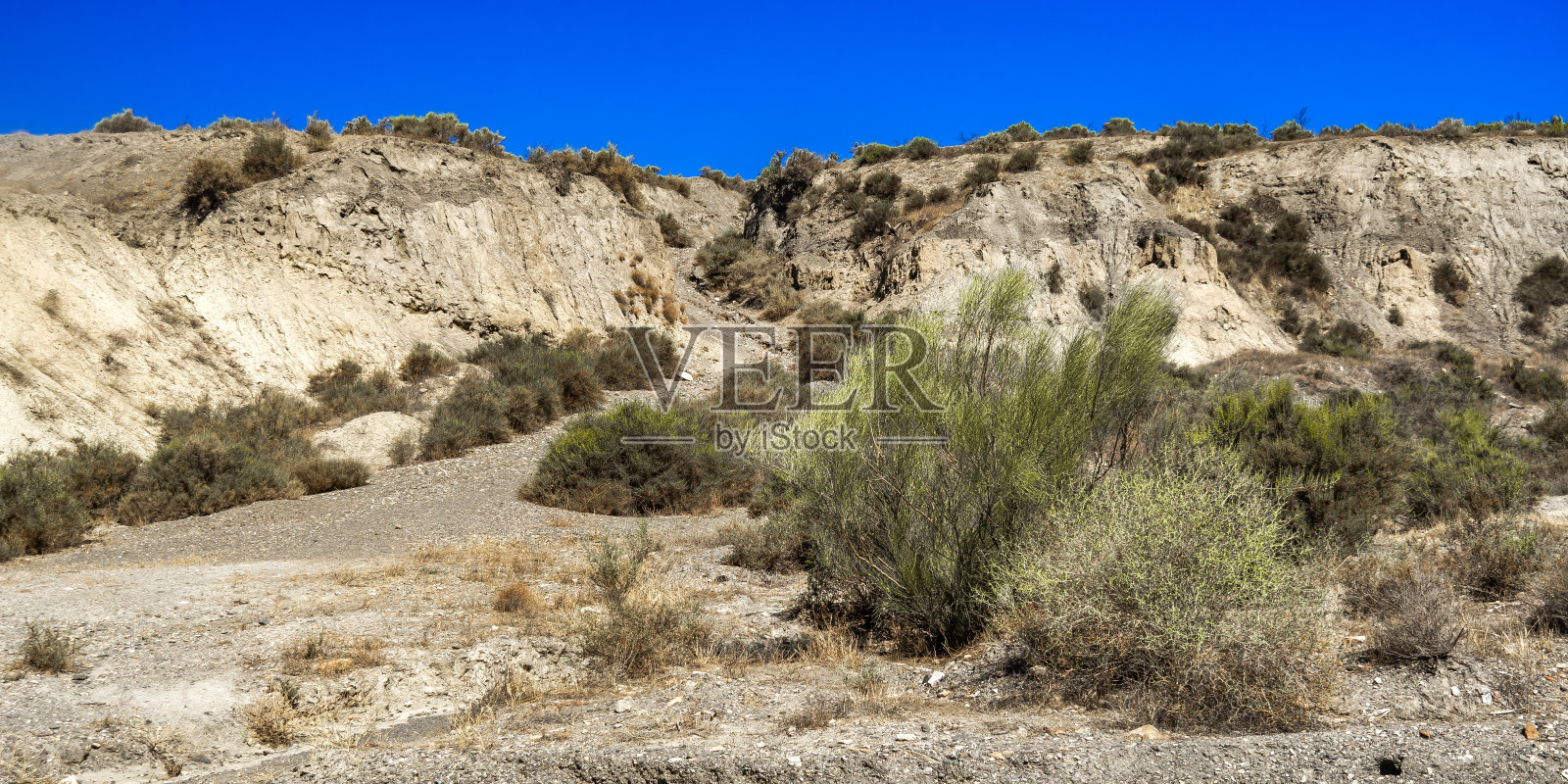 塔布纳斯沙漠自然保护区，Almería，西班牙照片摄影图片