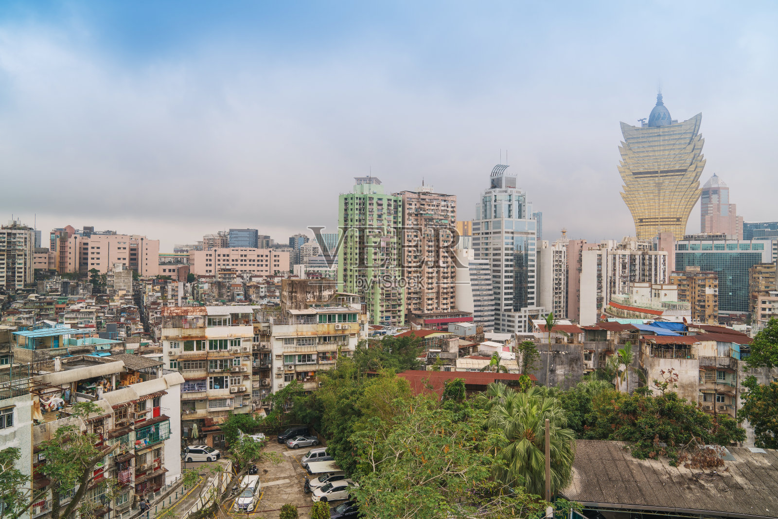 中国澳门特别行政区旧城区的建筑和旅游景观照片摄影图片